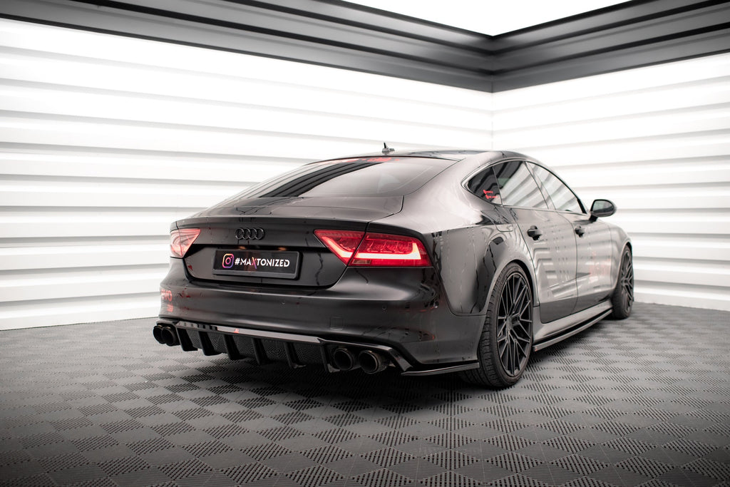 Maxton Design Splitters laterales traseros para Audi A7 S-Line / S7 C7 - imagen 3