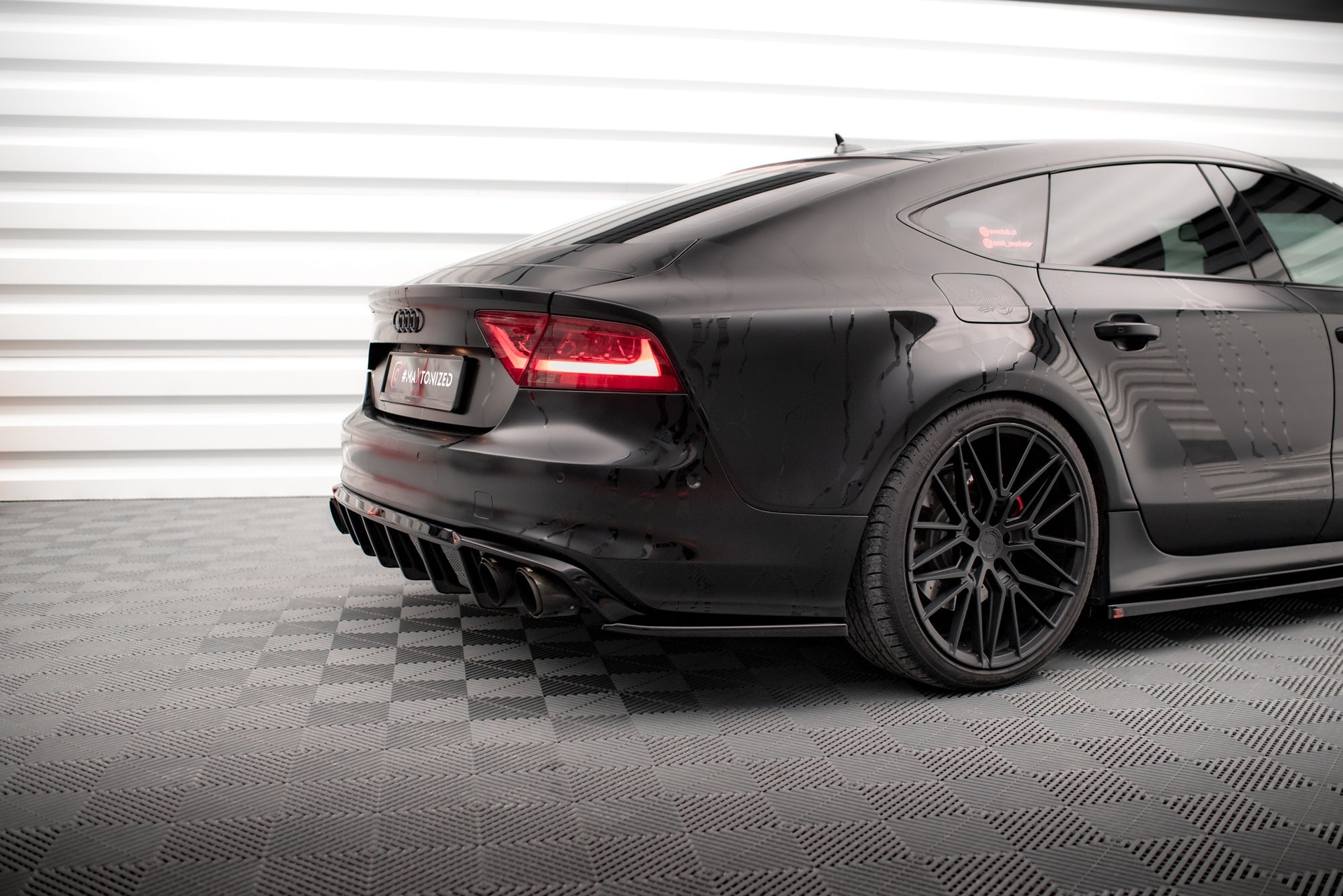 Maxton Design Splitters laterales traseros para Audi A7 S-Line / S7 C7 - imagen 1