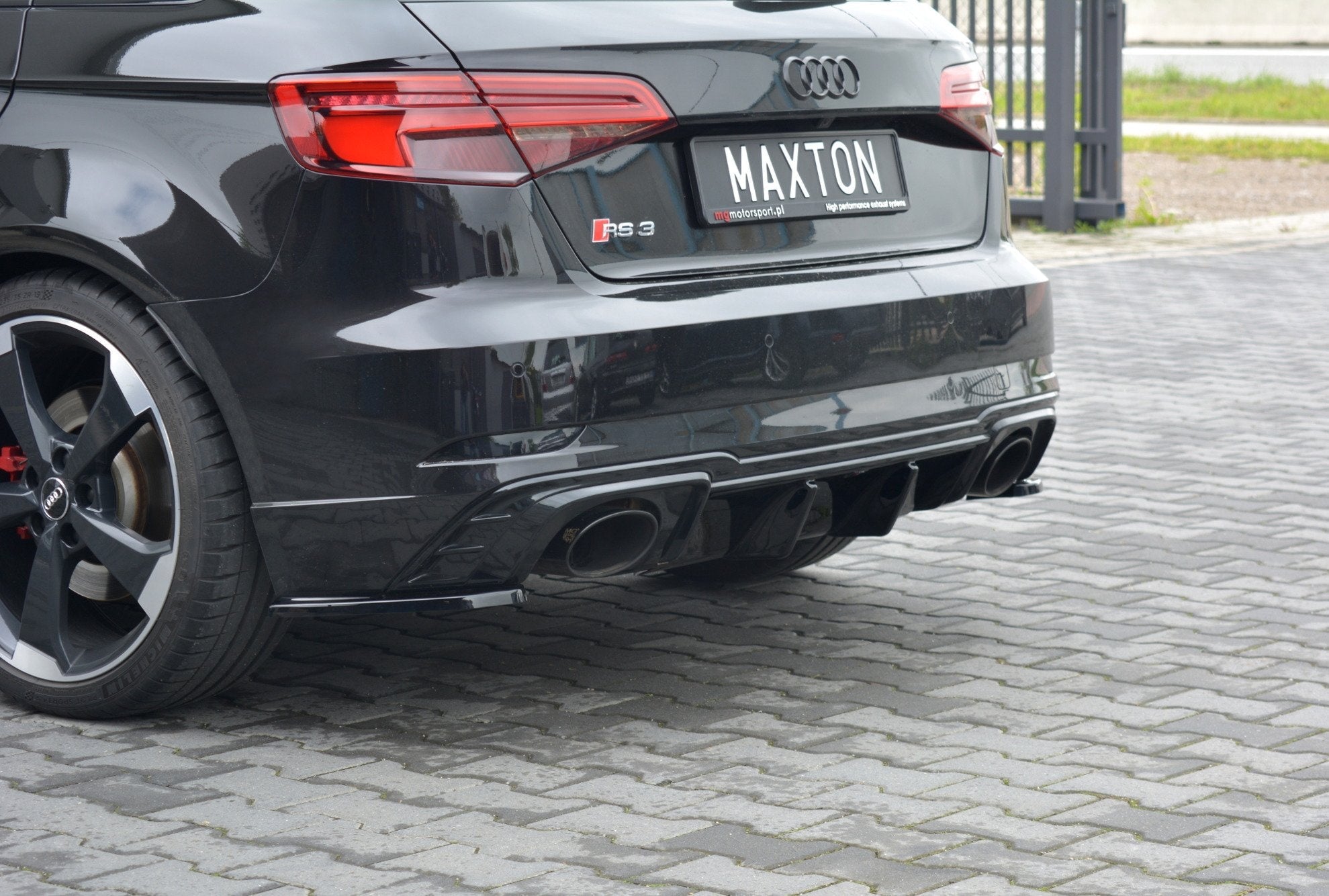Maxton Design Splitters laterales traseros para Audi RS3 8V Facelift Sportback - imagen 2