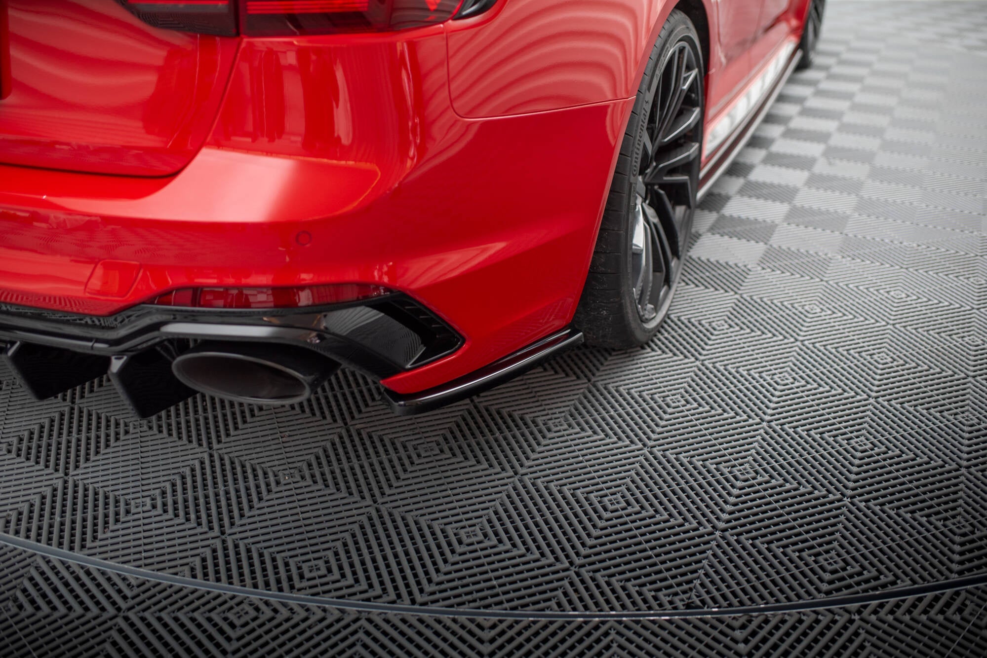 Maxton Design Splitters laterales traseros para Audi RS4 B9 / B9 Facelift - imagen 1