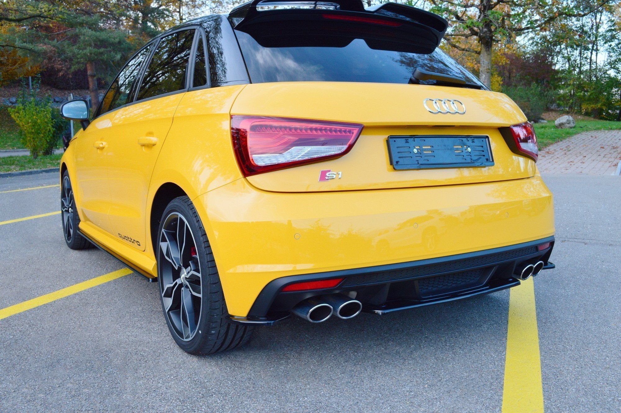 Maxton Design Splitters laterales traseros para Audi S1 8X - imagen 1