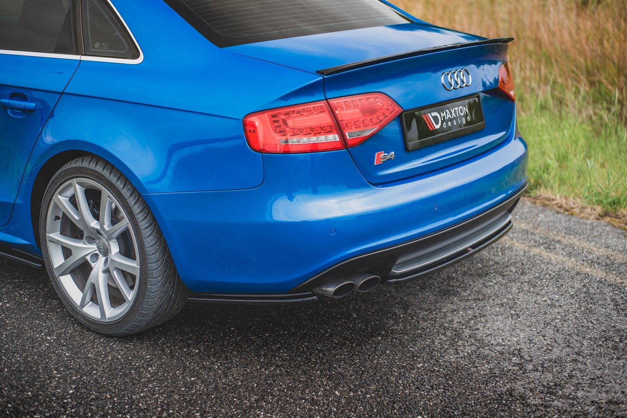 Maxton Design Splitters laterales traseros para Audi S4 / A4 S-Line B8 Sedan - imagen 5