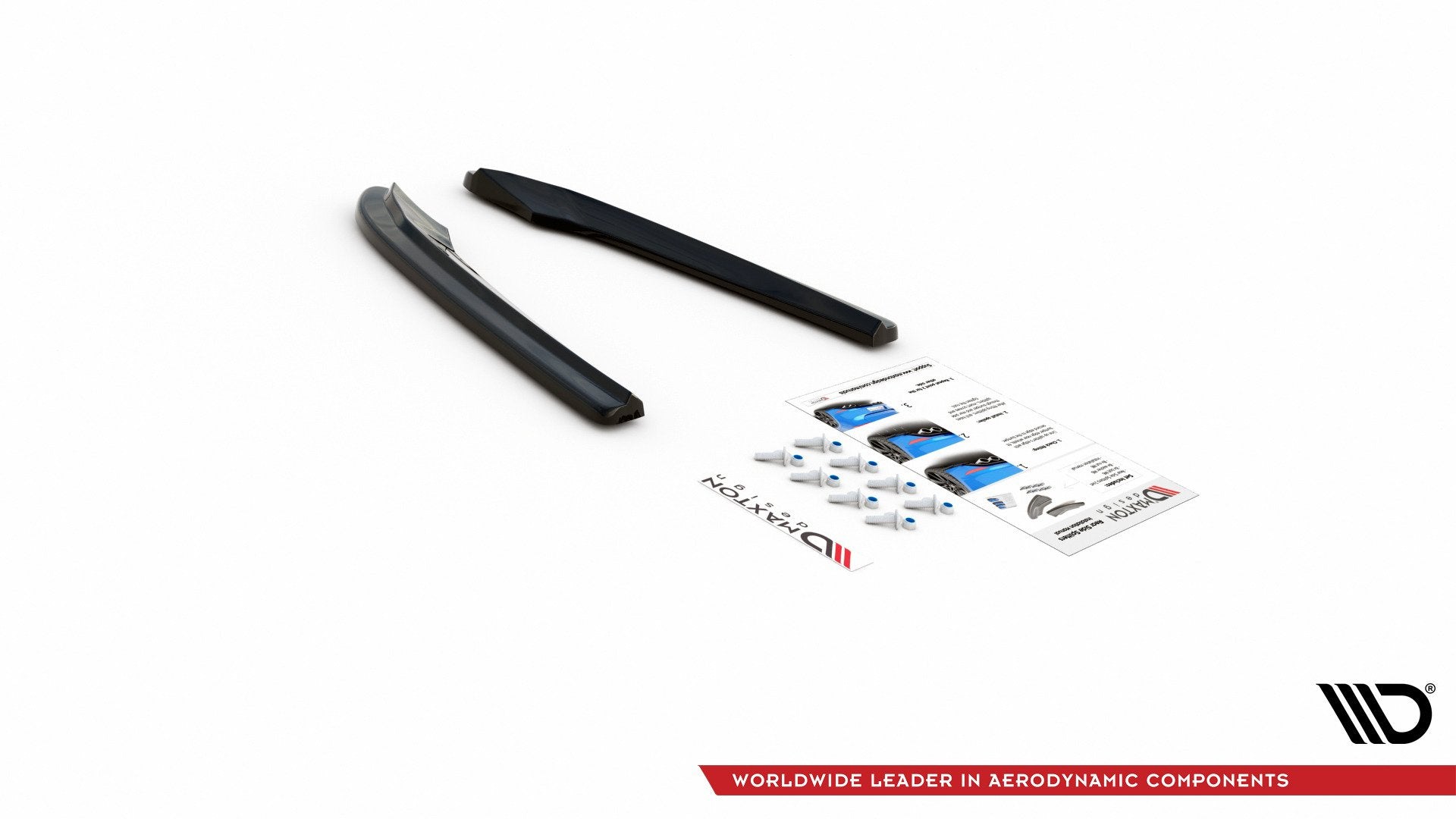 Maxton Design Splitters laterales traseros para Audi S4 / A4 S-Line B8 Sedan - imagen 6