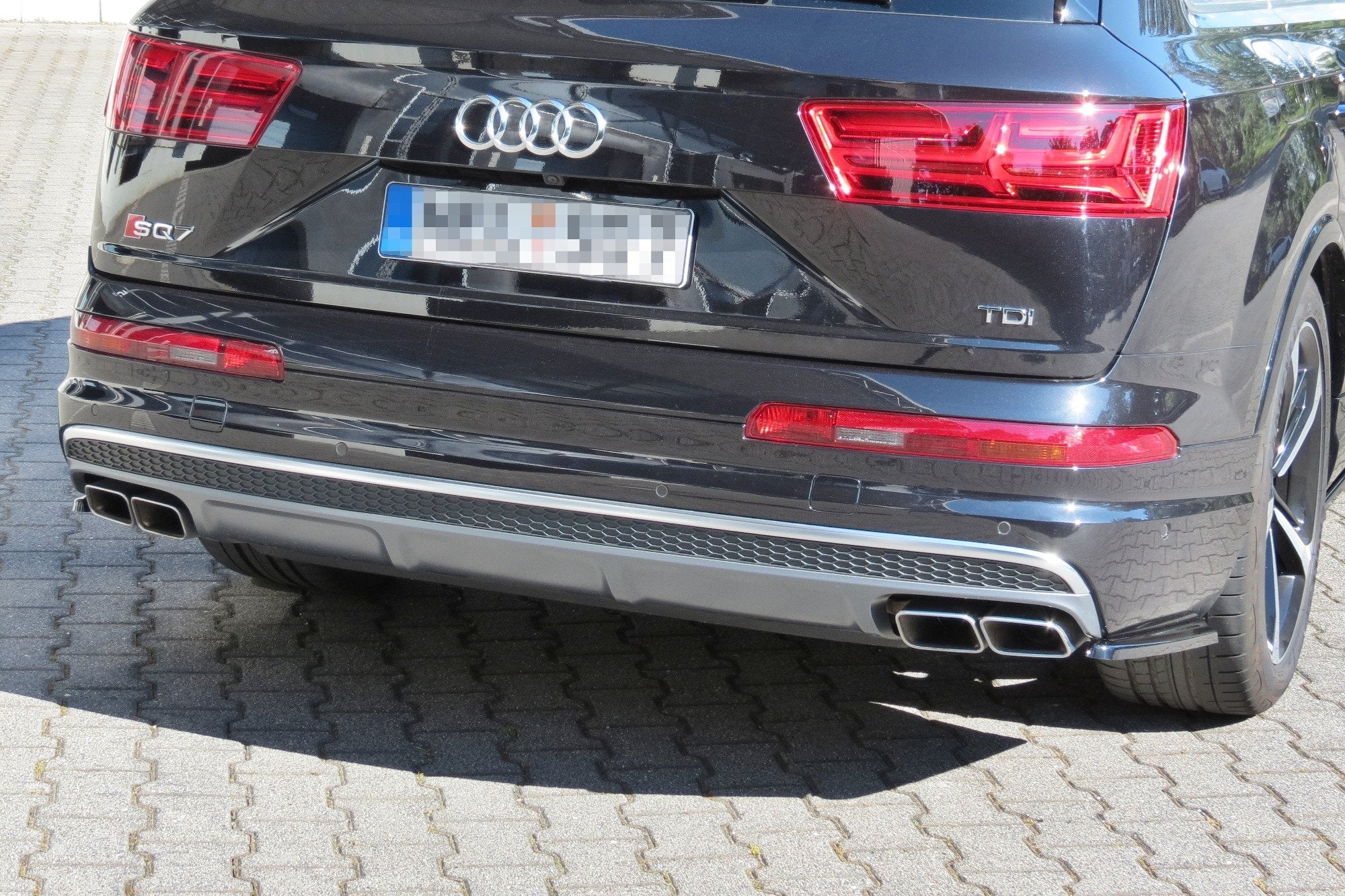 Maxton Design Splitters laterales traseros para Audi SQ7 / Q7 S-Line Mk.2 - imagen 2