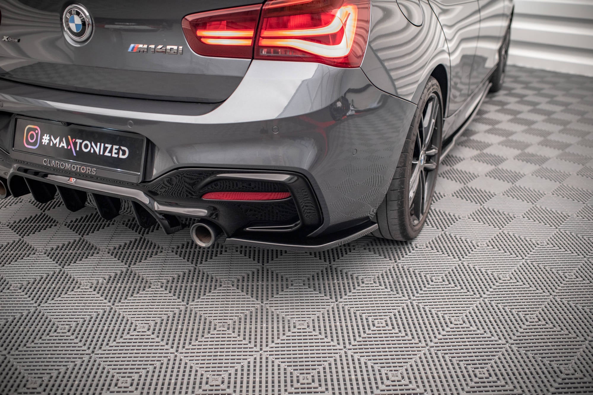 Maxton Design Splitters laterales traseros para BMW 1 F20 Facelift M-power - imagen 1