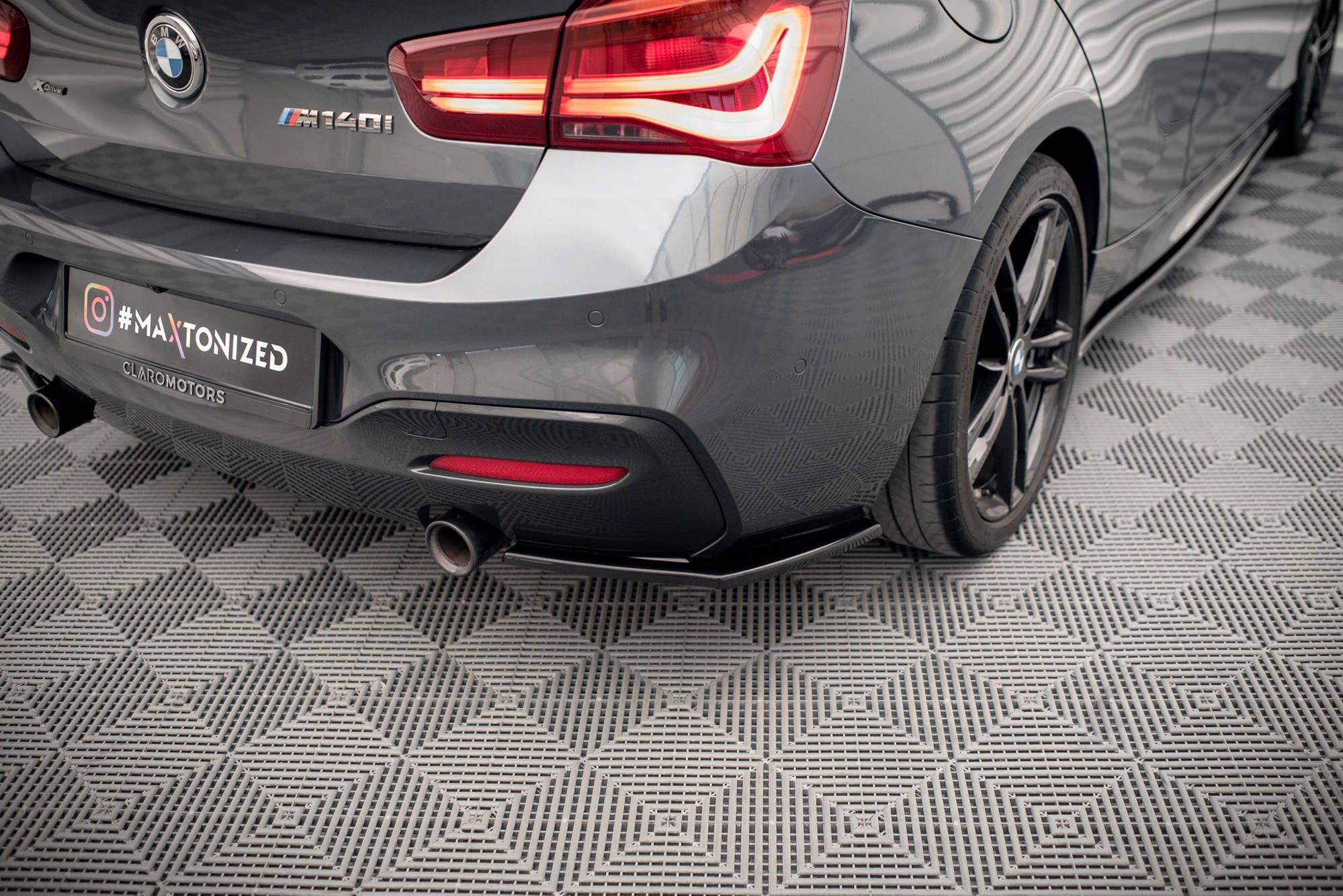 Maxton Design Splitters laterales traseros para BMW 1 F20/F21 M-Power (Facelift) - imagen 1
