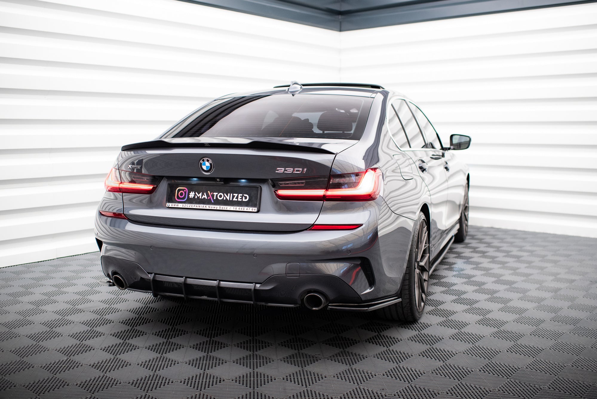 Maxton Design Splitters laterales traseros para BMW 3 M-Pack G20 - imagen 2