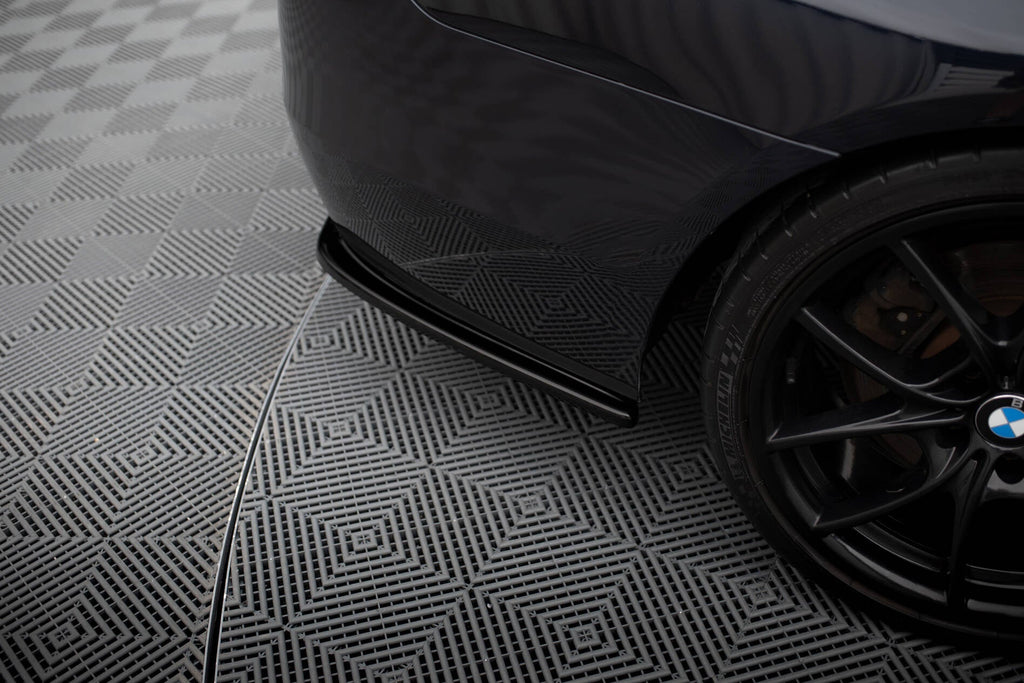 Maxton Design Splitters laterales traseros para BMW 5 M-Pack Sedan /Touring F10/F11 (para two single Exhaust ends) - imagen 3