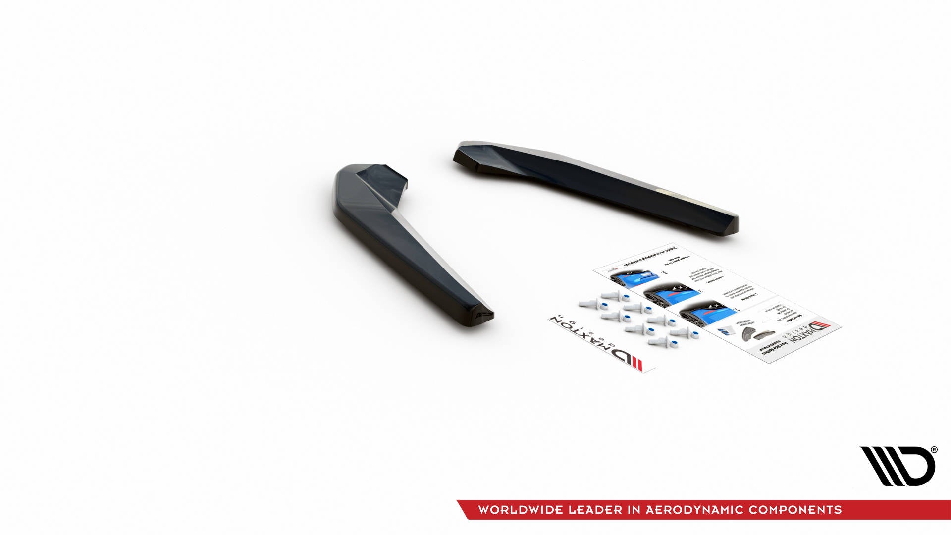 Maxton Design Splitters laterales traseros para BMW X1 M-Pack F48 / F48 Facelift - imagen 5