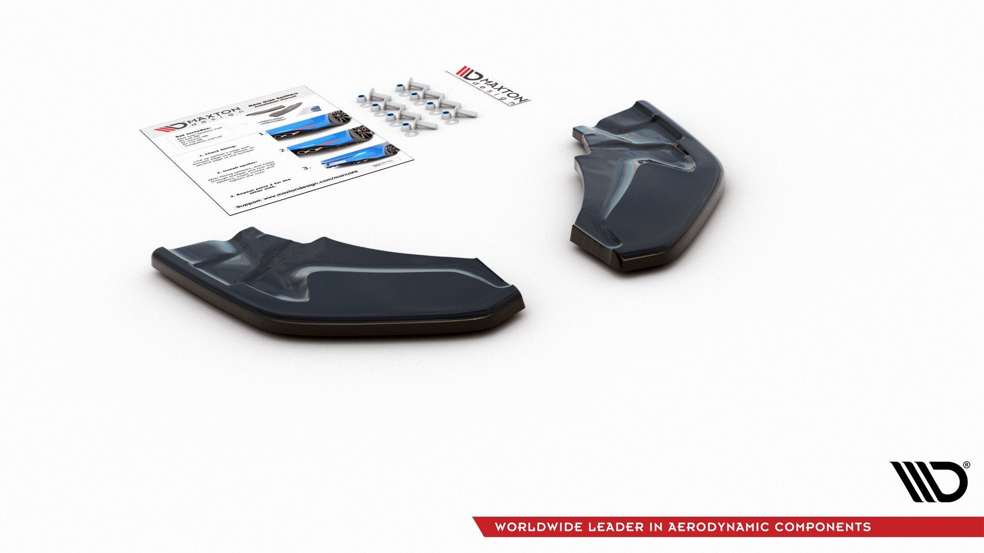 Maxton Design Splitters laterales traseros para BMW X2 F39 M-Pack - imagen 6