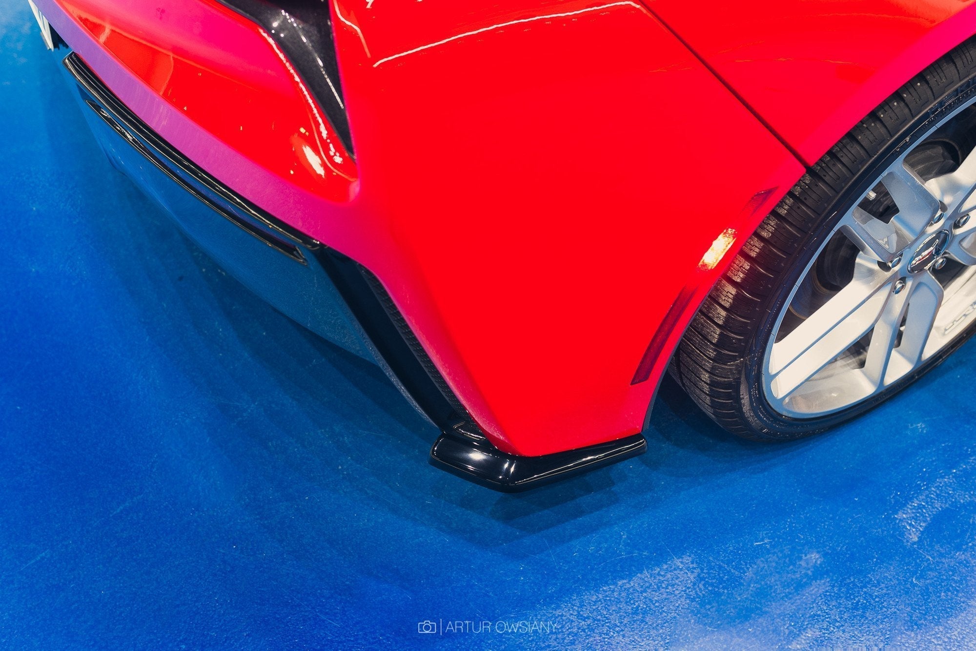Maxton Design Splitters laterales traseros para Chevrolet Corvette Stingray C7 - imagen 1