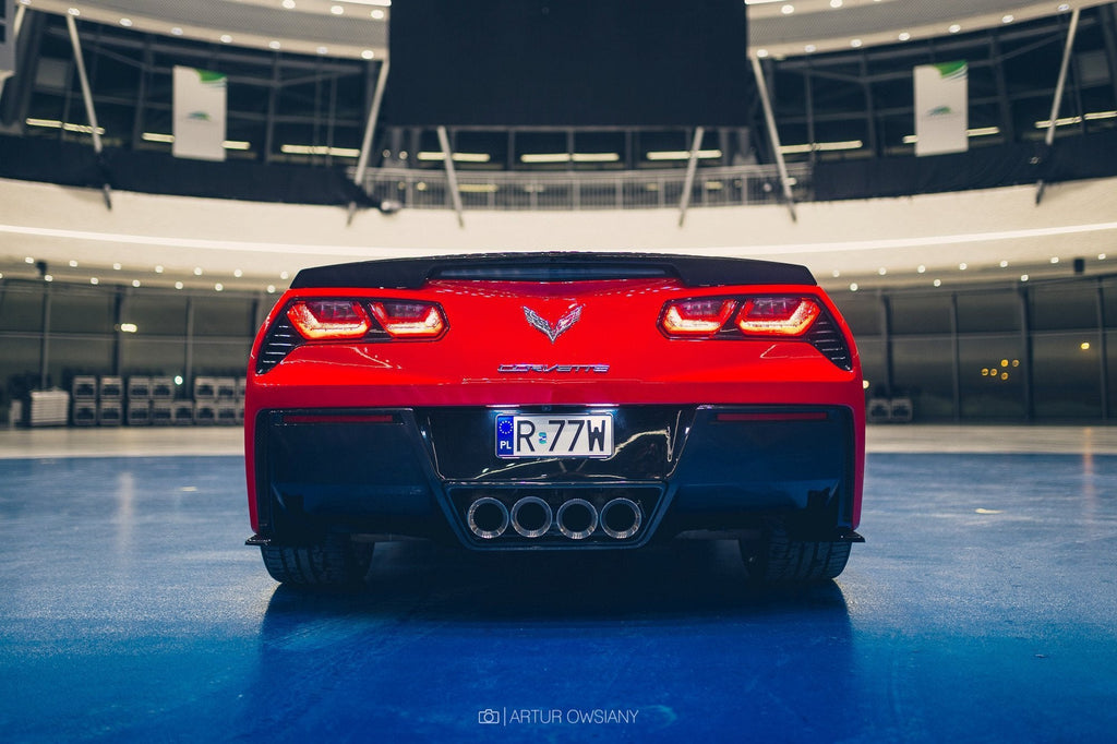 Maxton Design Splitters laterales traseros para Chevrolet Corvette Stingray C7 - imagen 3