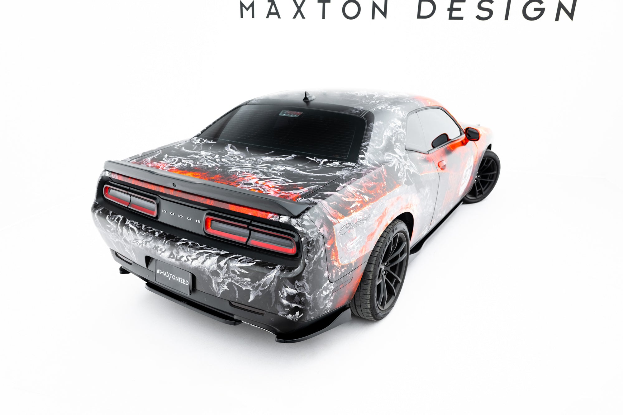 Maxton Design Splitters laterales traseros para Dodge Challenger GT Mk3 Facelift - imagen 2