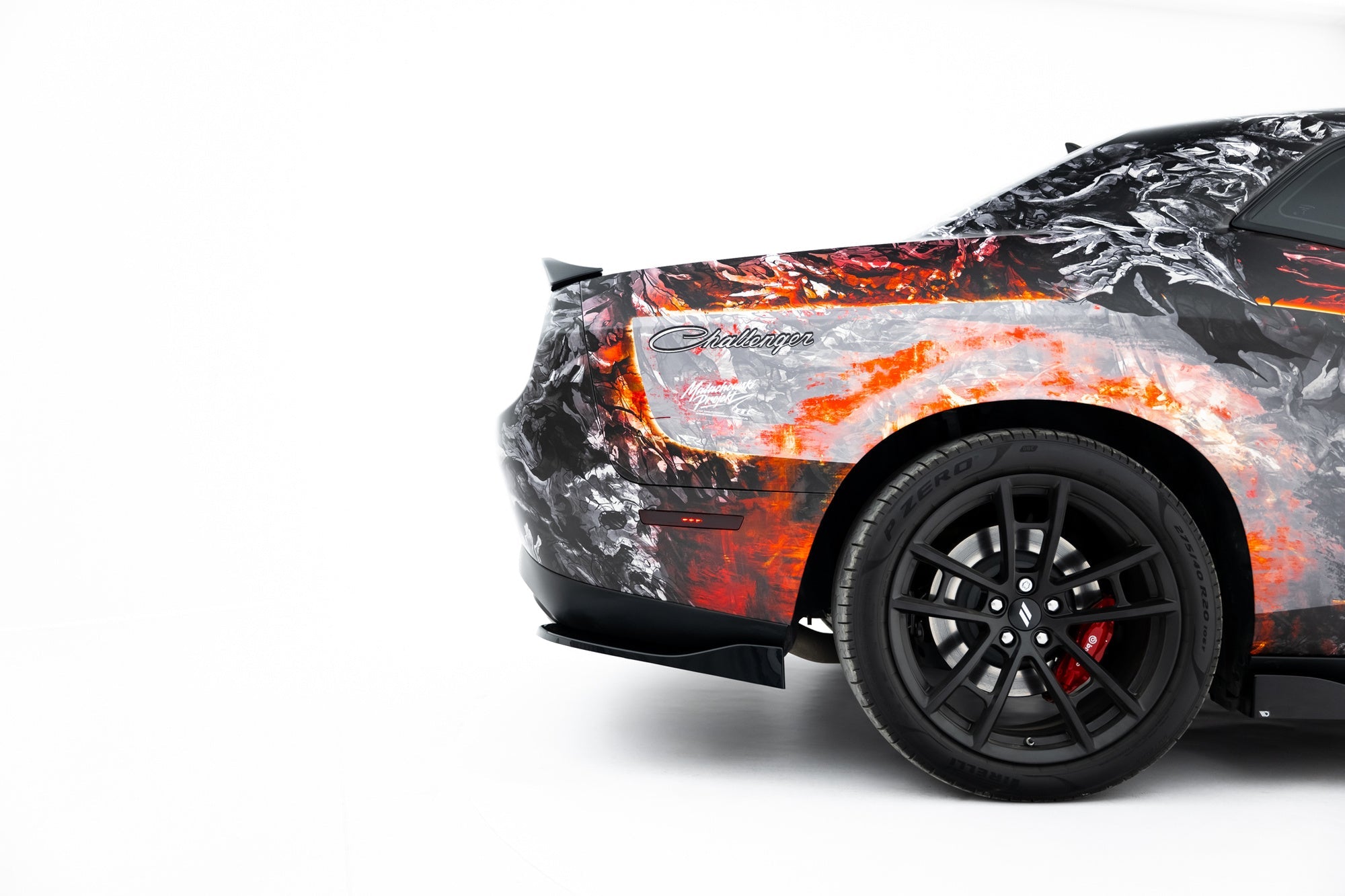 Maxton Design Splitters laterales traseros para Dodge Challenger GT Mk3 Facelift - imagen 4