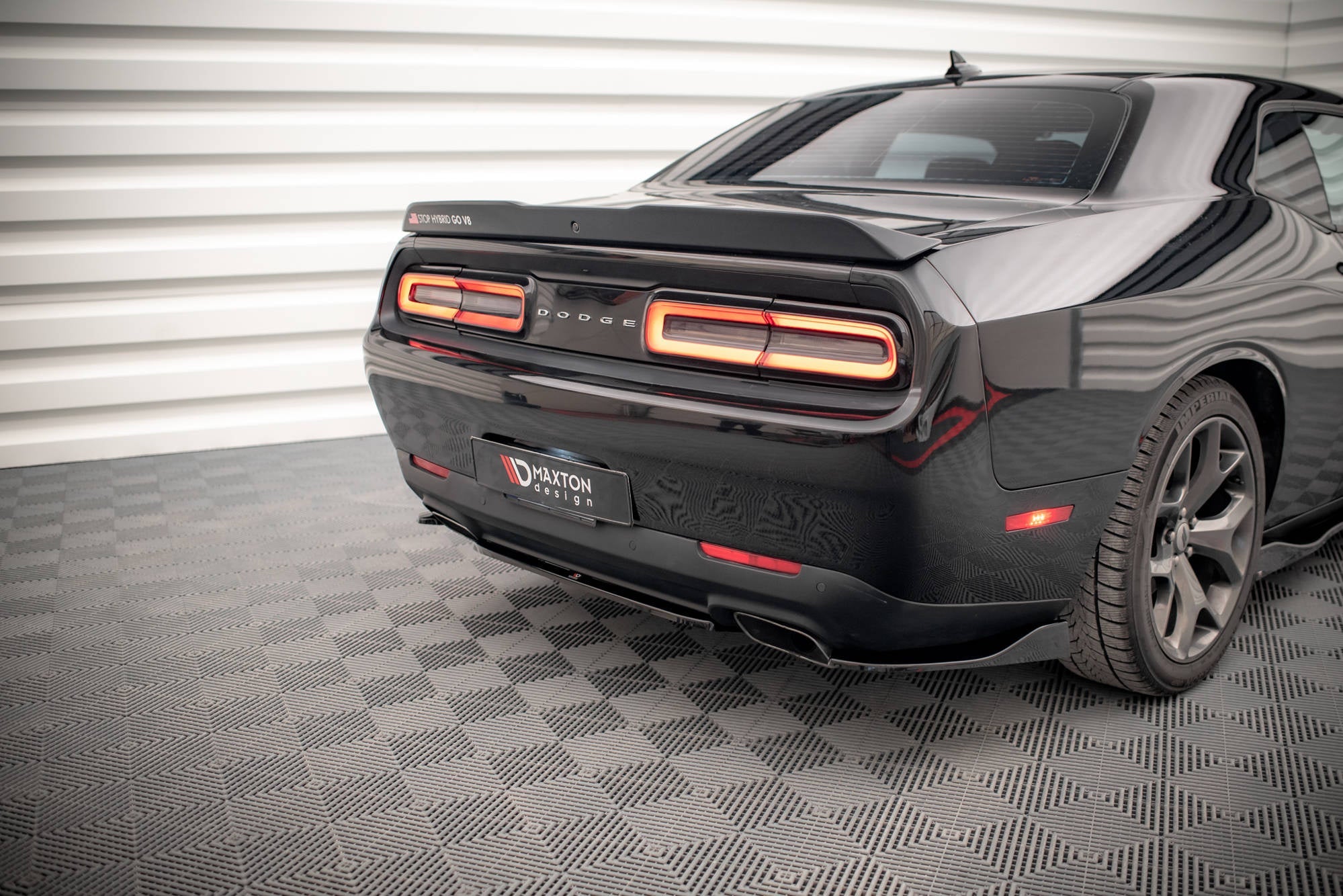 Maxton Design Splitters laterales traseros para Dodge Challenger RT Mk3 Facelift - imagen 2