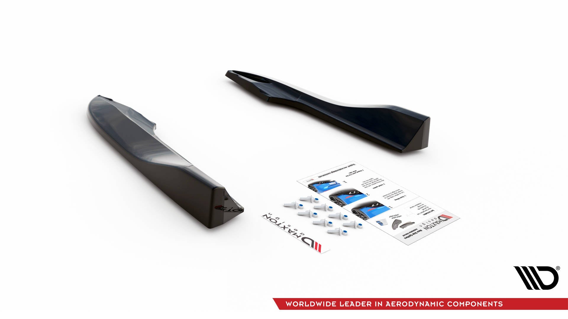 Maxton Design Splitters laterales traseros para Dodge Challenger RT Mk3 Facelift - imagen 5