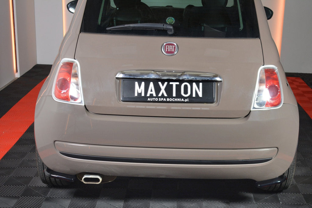 Maxton Design Splitters laterales traseros para Fiat 500 - imagen 2