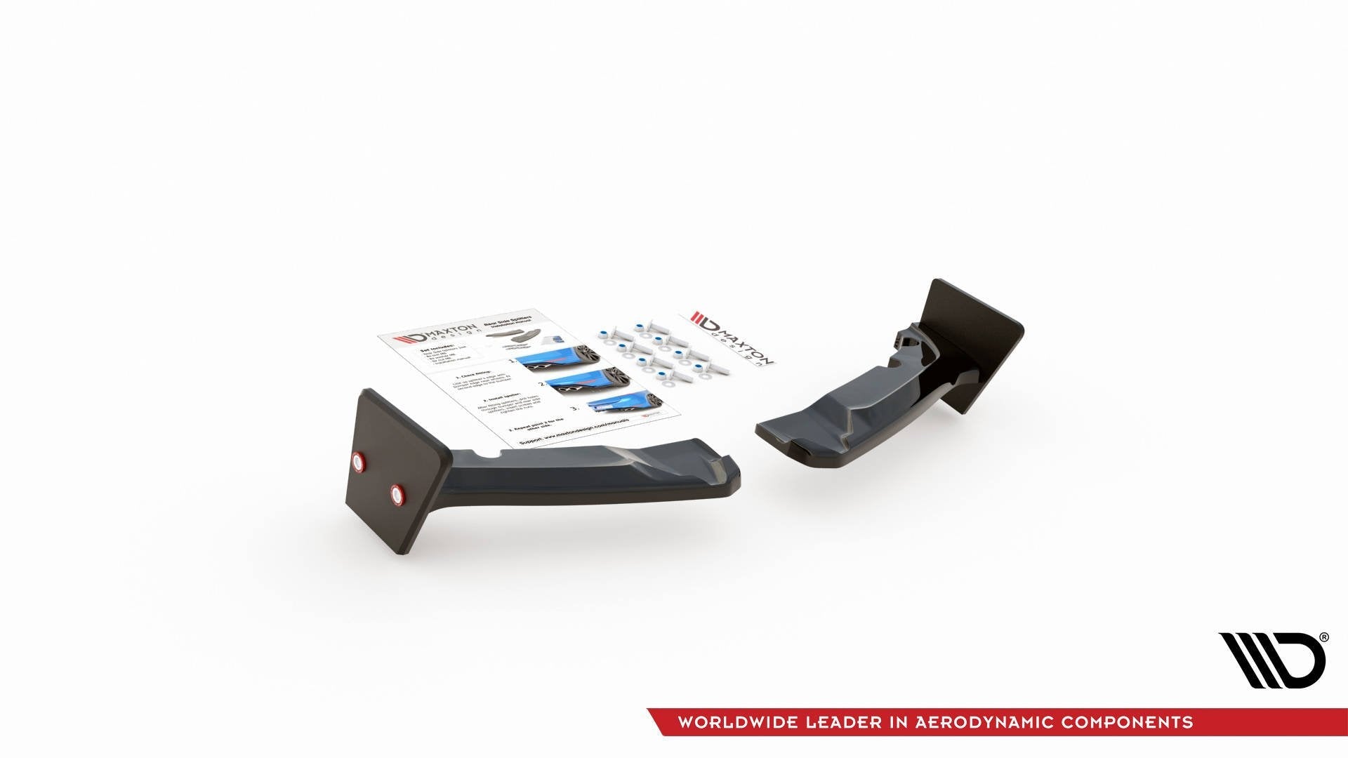 Maxton Design Splitters laterales traseros + Flaps V.4 para Toyota GR Yaris Mk4 - imagen 5