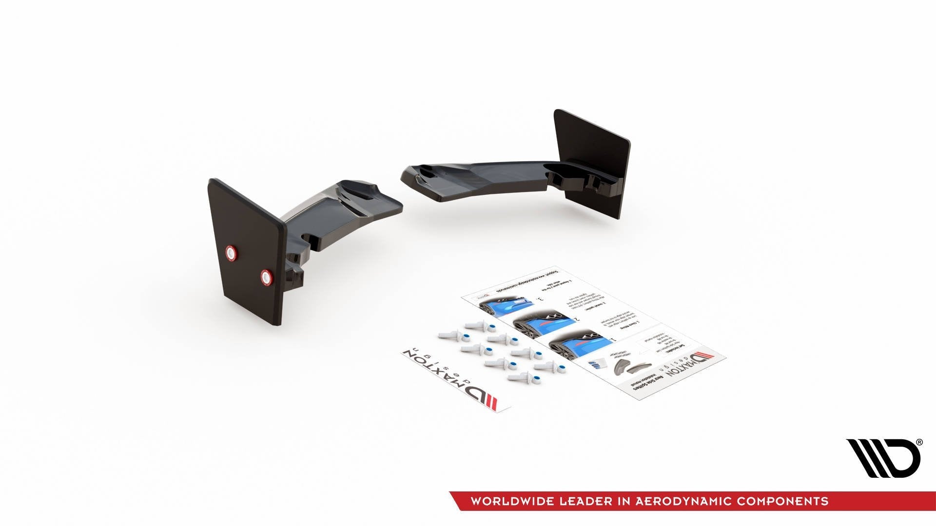 Maxton Design Splitters laterales traseros + Flaps V.4 para Toyota GR Yaris Mk4 - imagen 6