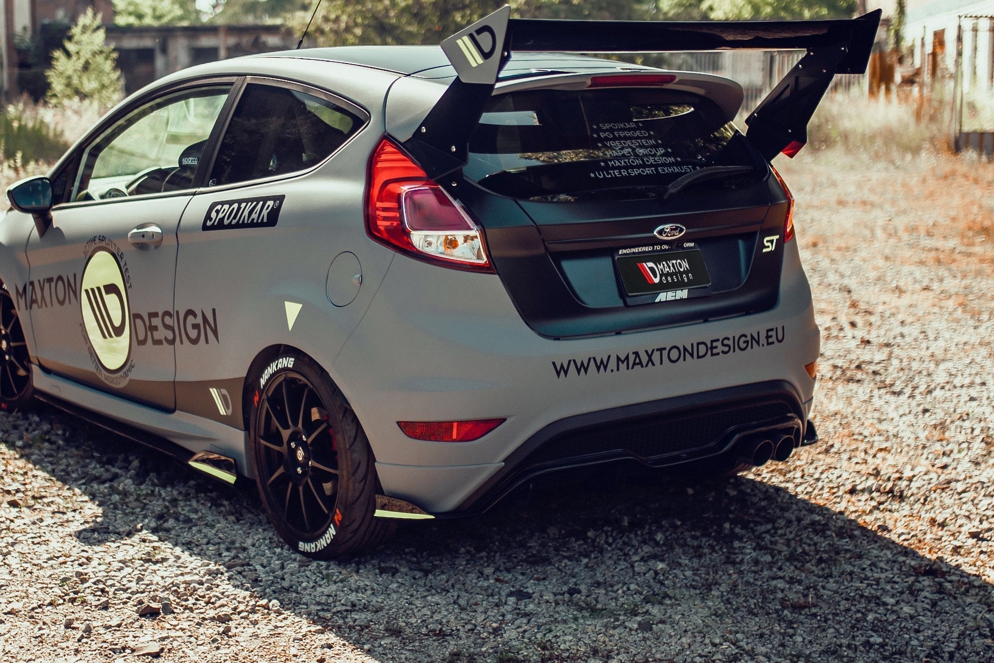 Maxton Design Splitters laterales traseros para Ford Fiesta Mk7 ST Facelift - imagen 6