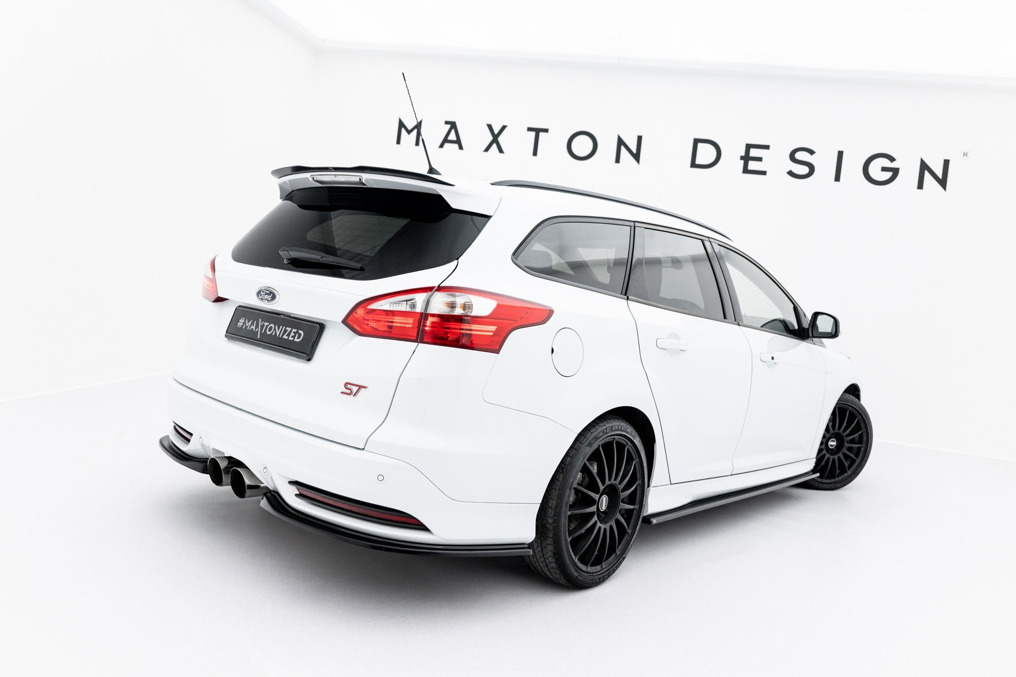 Maxton Design Splitters laterales traseros para Ford Focus ST Estate Mk3 / Mk3 Facelift - imagen 2