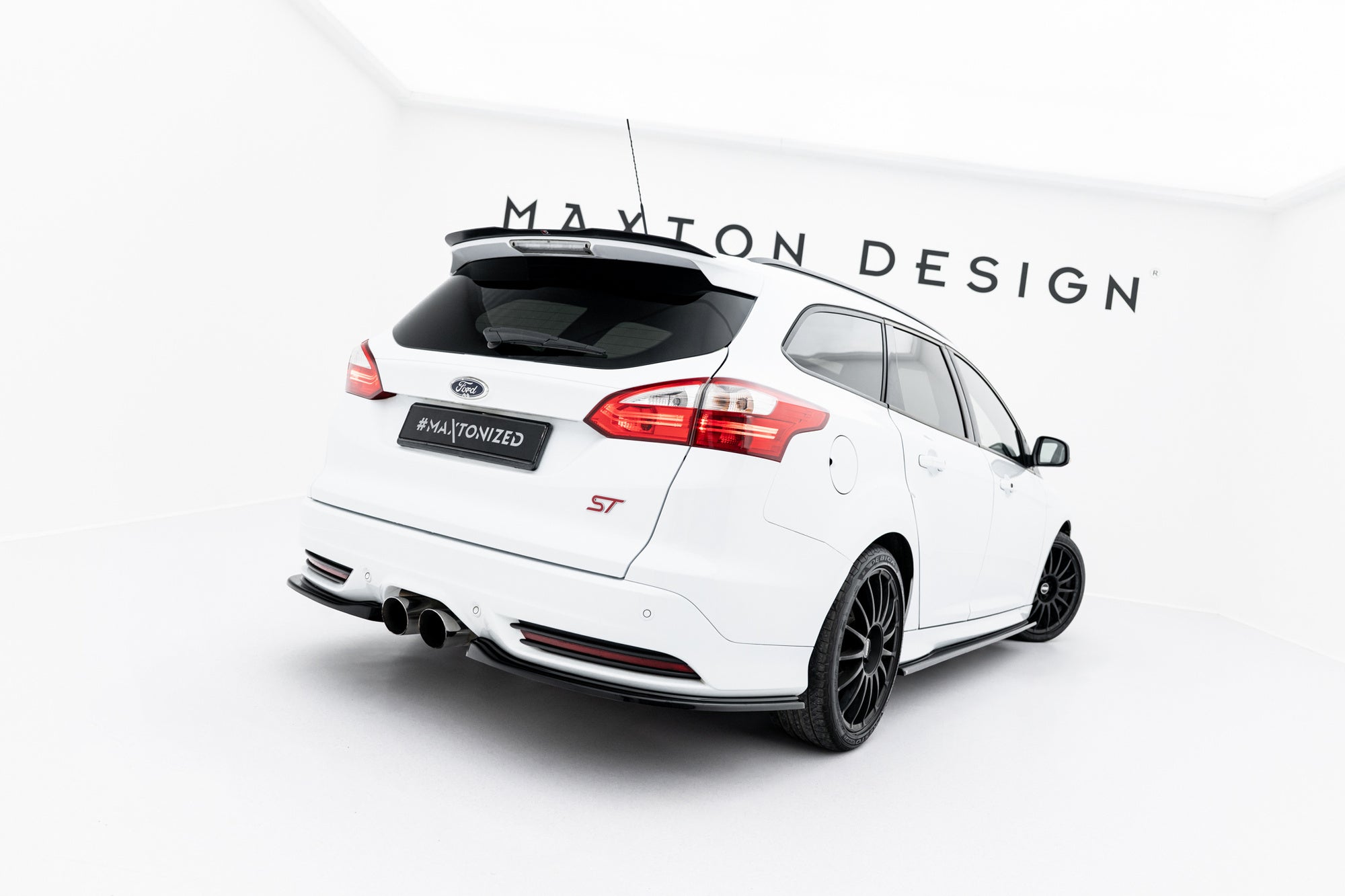 Maxton Design Splitters laterales traseros para Ford Focus ST Estate Mk3 / Mk3 Facelift - imagen 5