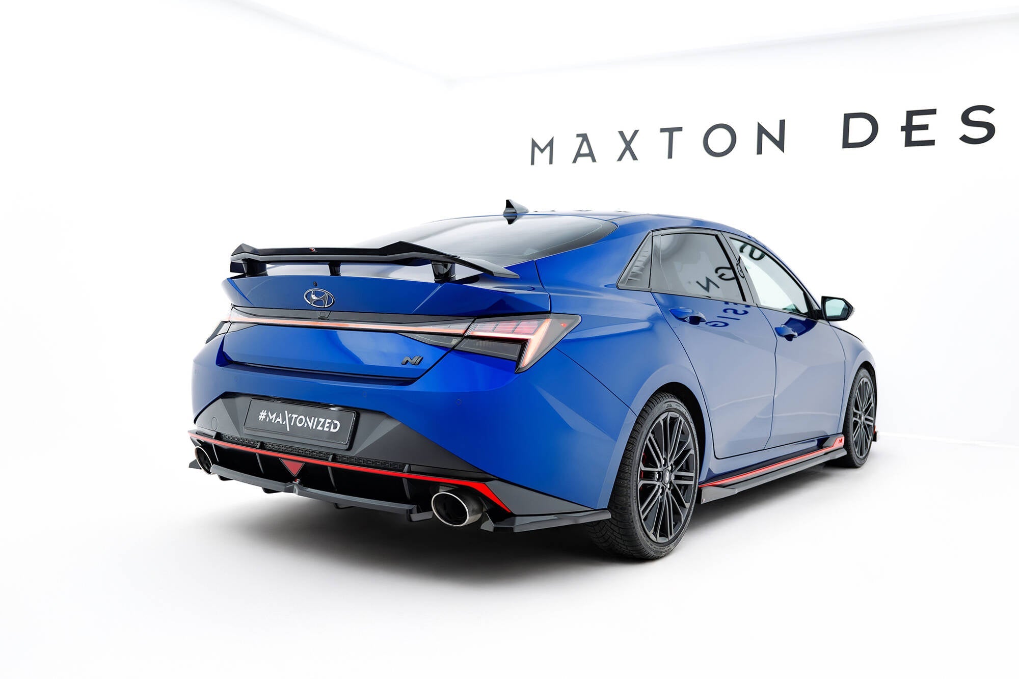 Maxton Design Splitters laterales traseros para Hyundai Elantra N Mk7 - imagen 1
