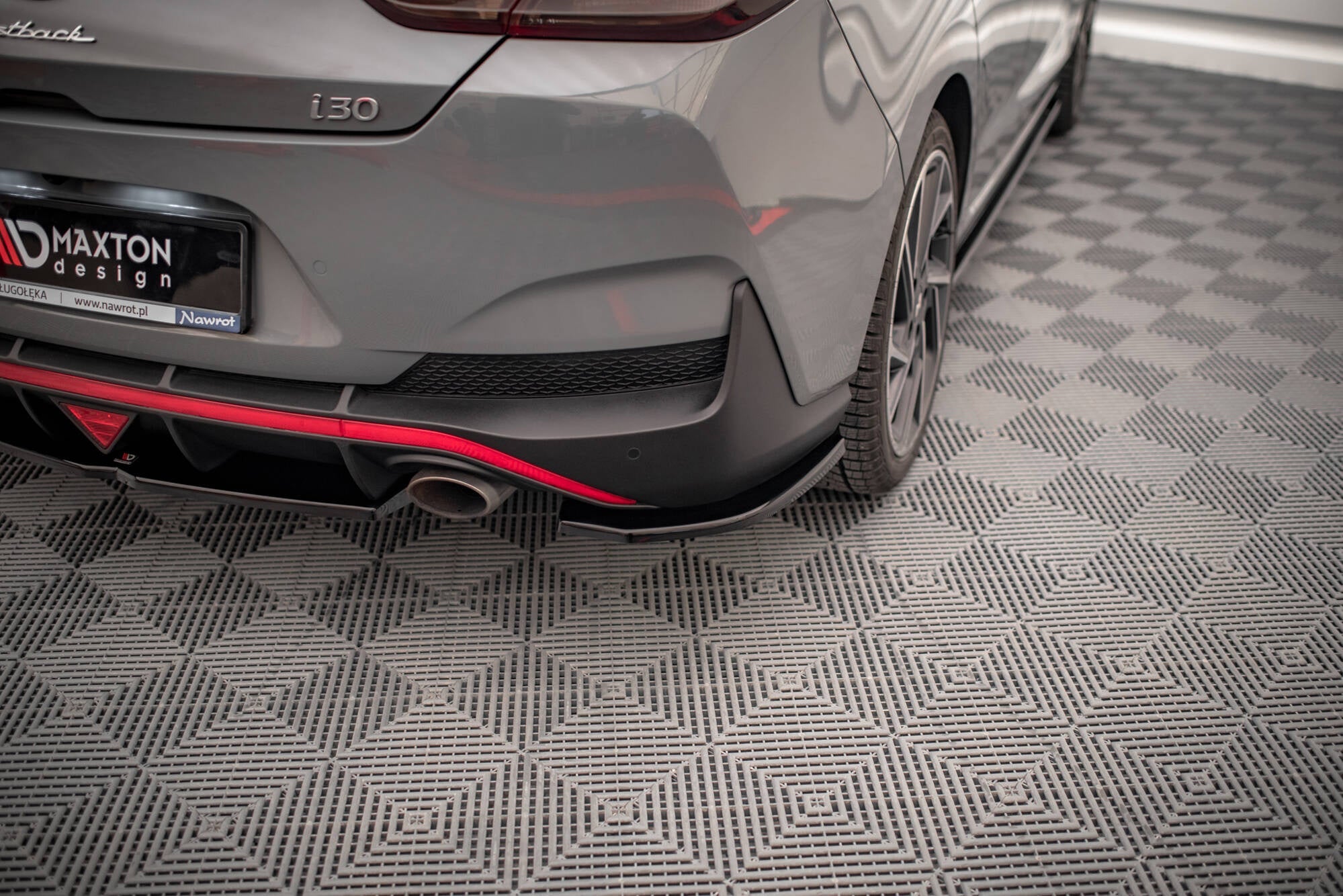 Maxton Design Splitters laterales traseros para Hyundai I30 Fastback N-Line Mk3 Facelift - imagen 2