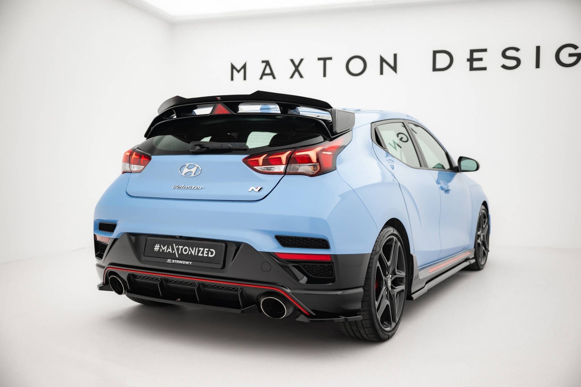 Maxton Design Splitters laterales traseros para Hyundai Veloster N Mk2 - imagen 3