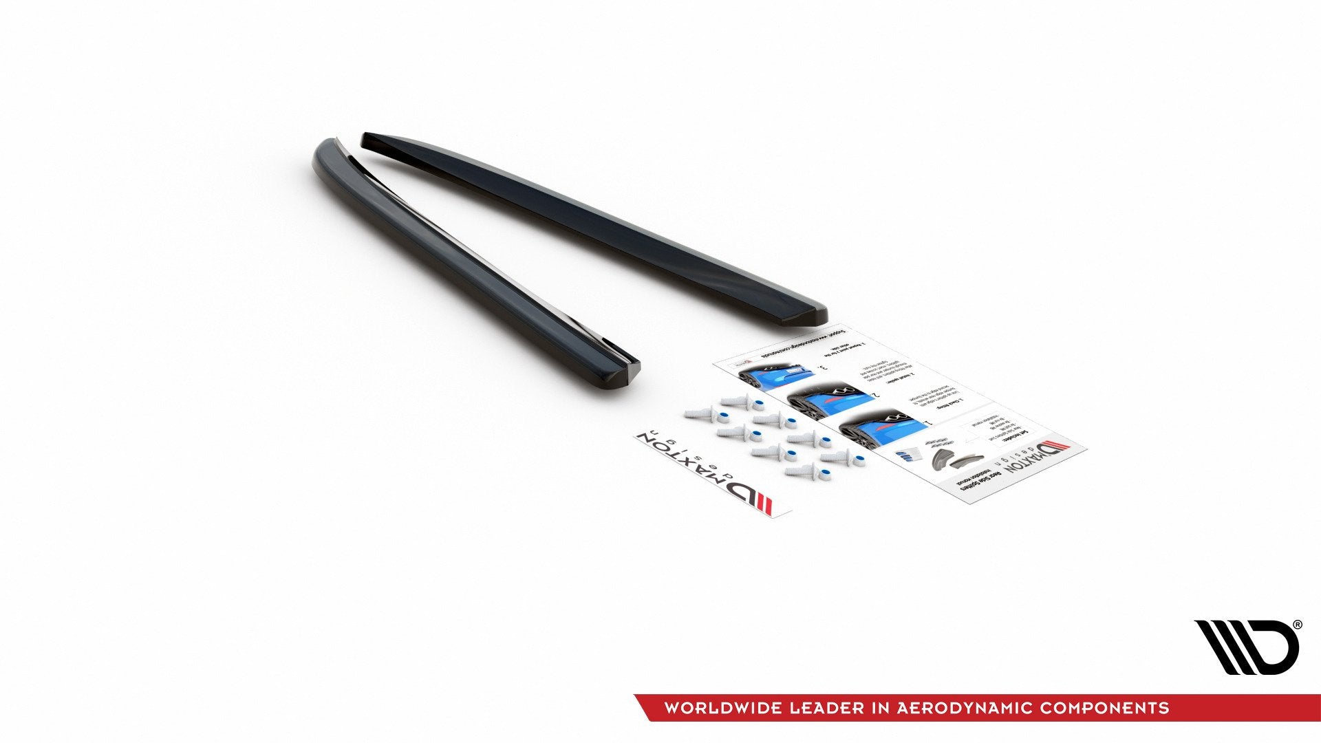 Maxton Design Splitters laterales traseros para Jaguar XJ R-Sport X351 Facelift - imagen 7