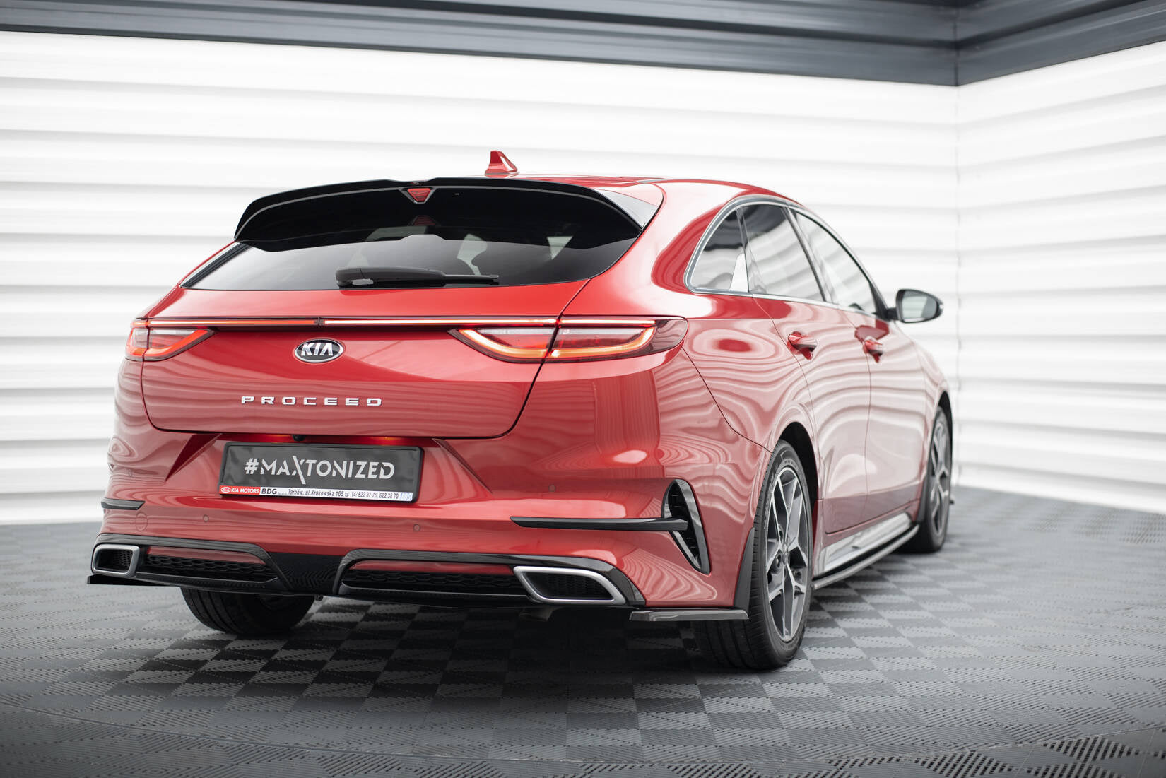 Maxton Design Splitters laterales traseros para Kia ProCeed GT / GT-Line Mk1 - imagen 2
