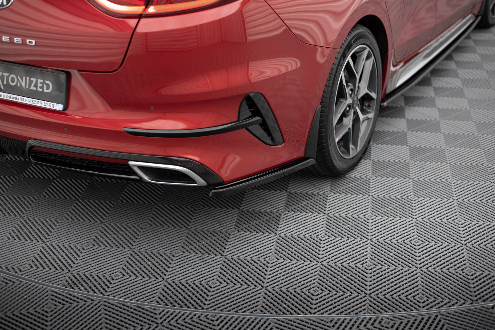 Maxton Design Splitters laterales traseros para Kia ProCeed GT / GT-Line Mk1 - imagen 1