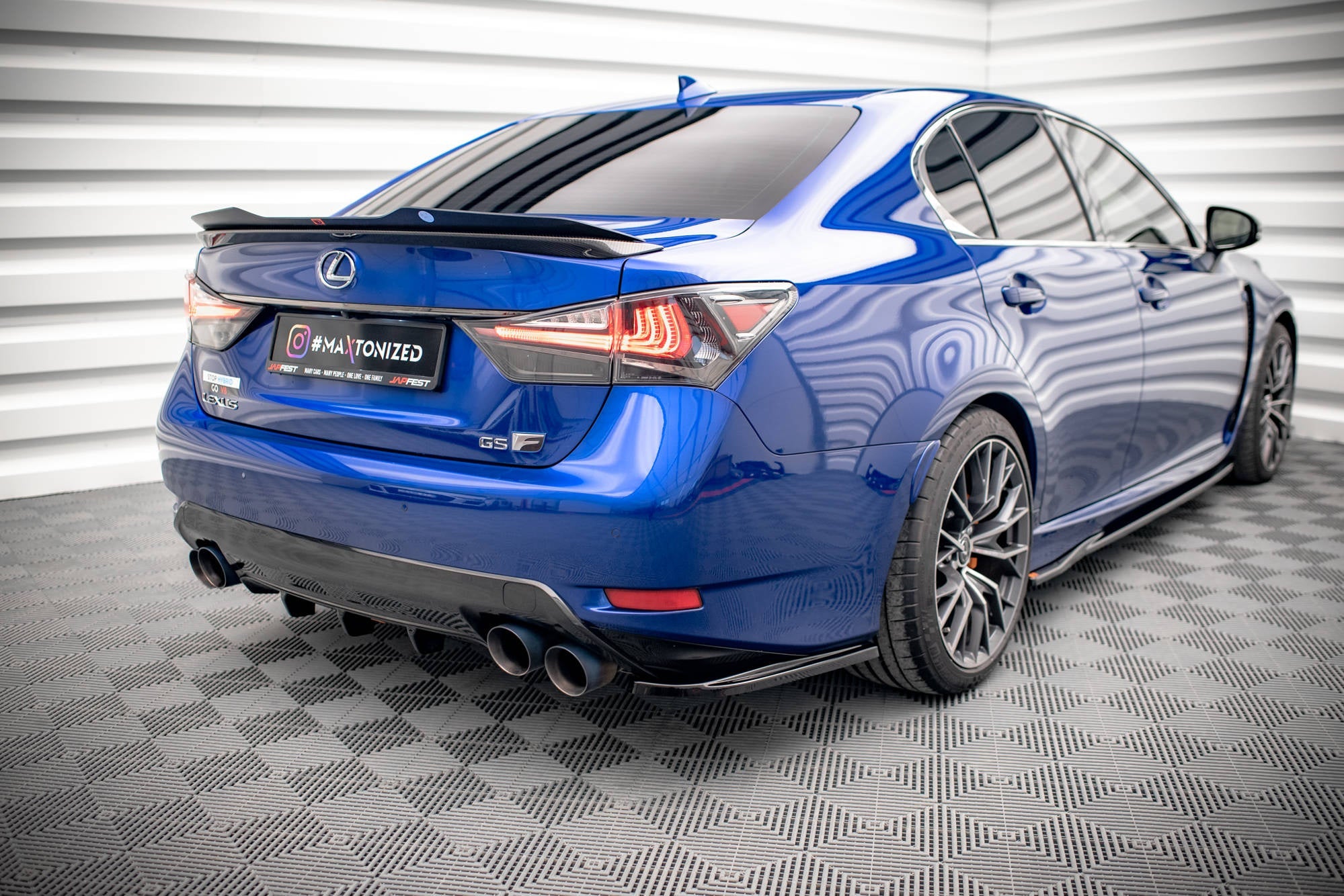 Maxton Design Splitters laterales traseros para Lexus GS F Mk4 Facelift - imagen 3