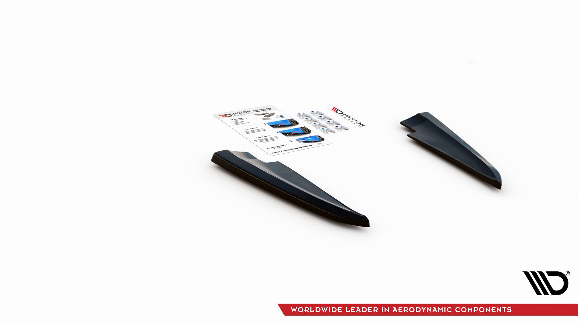 Maxton Design Splitters laterales traseros para Maserati Ghibli Mk3 - imagen 3