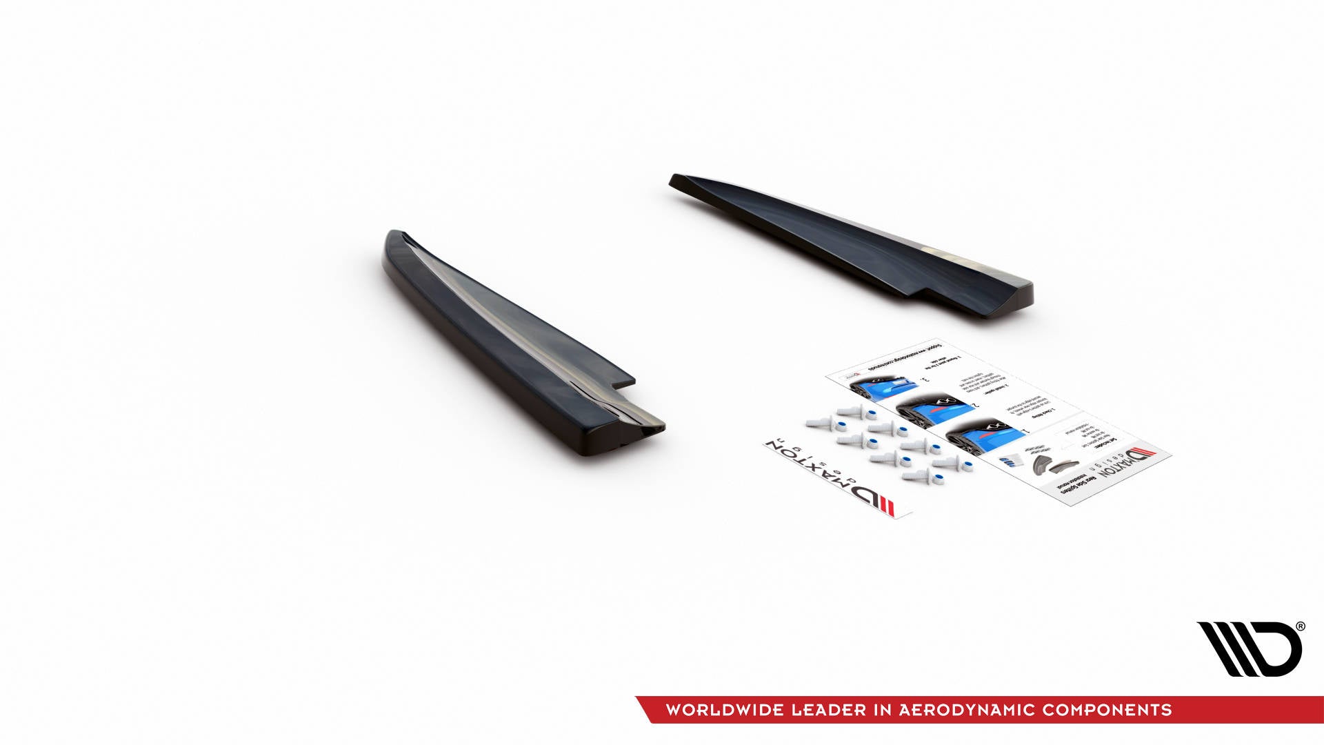 Maxton Design Splitters laterales traseros para Maserati Ghibli Mk3 - imagen 4