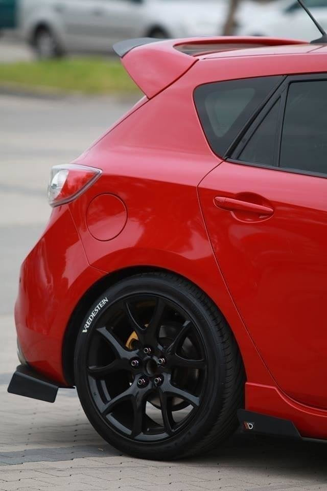 Maxton Design Splitters laterales traseros para Mazda 3 Mk2 MPS - imagen 2