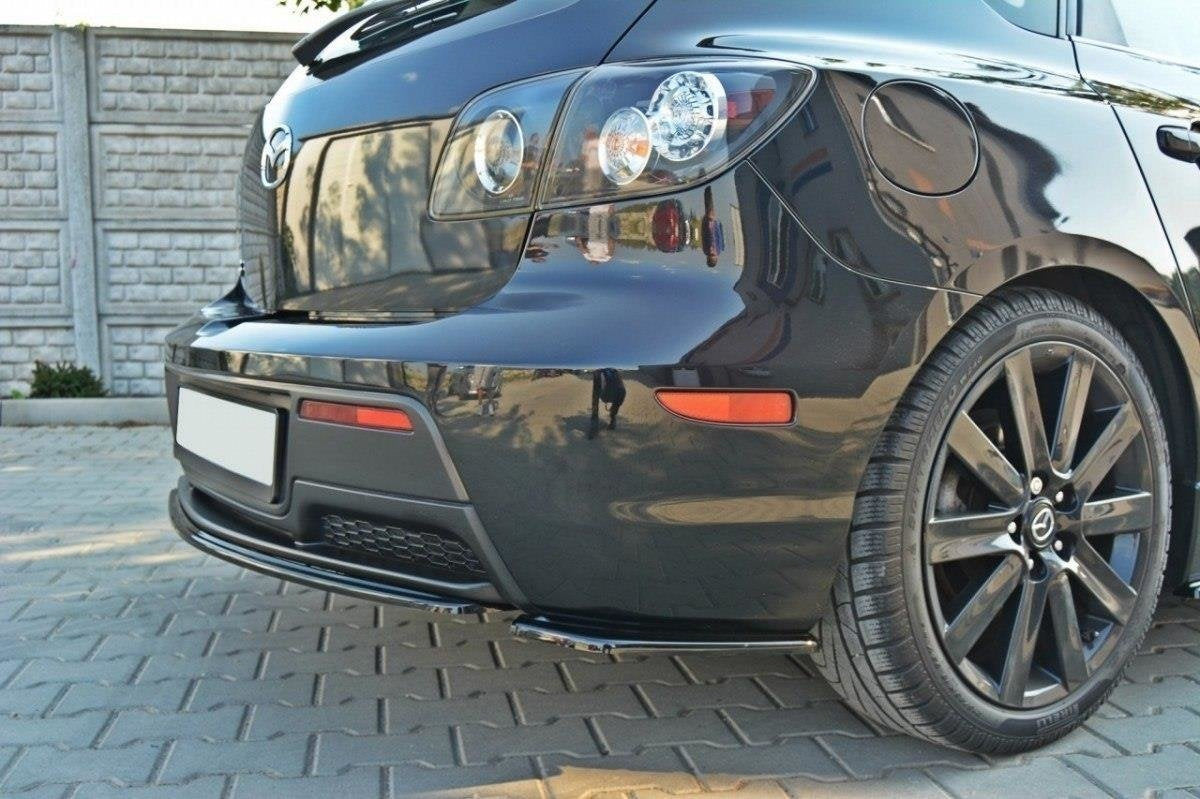 Maxton Design Splitters laterales traseros para Mazda 3 MPS Mk1 US-Spec Version - imagen 1