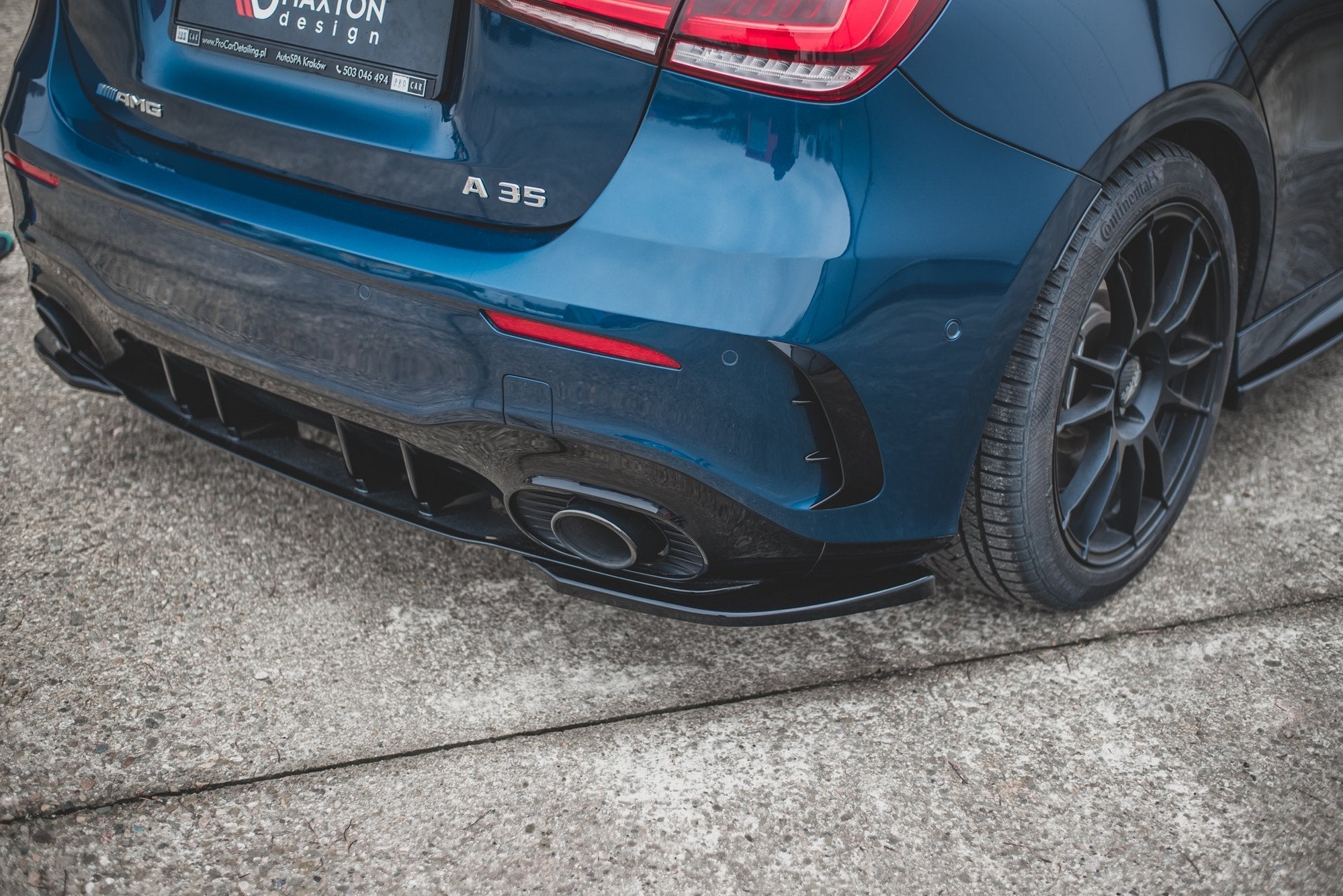 Maxton Design Splitters laterales traseros para Mercedes A35 AMG Aero Hatchback W177 - imagen 1