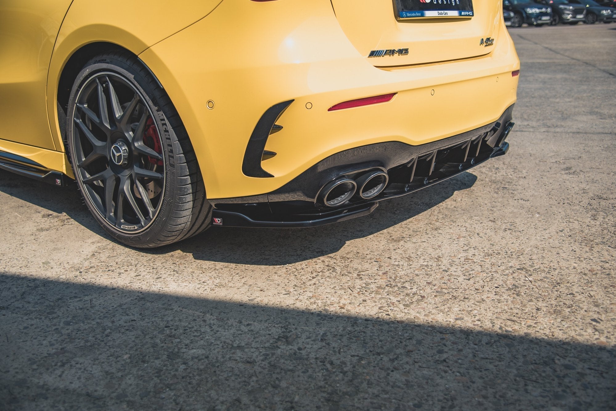 Maxton Design Splitters laterales traseros para Mercedes-AMG A 45 S Aero Pack W177 - imagen 1