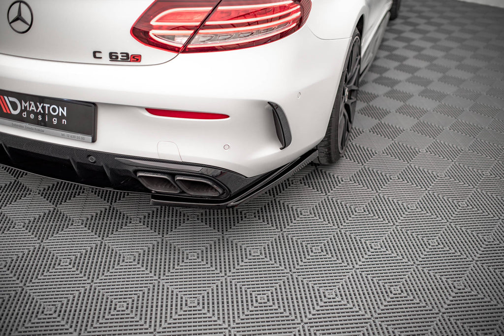 Maxton Design Splitters laterales traseros para Mercedes-AMG C 63AMG Coupe AMG Aero Pack C205 Facelift - imagen 1