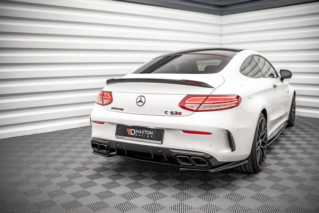 Maxton Design Splitters laterales traseros para Mercedes-AMG C 63AMG Coupe AMG Aero Pack C205 Facelift - imagen 2