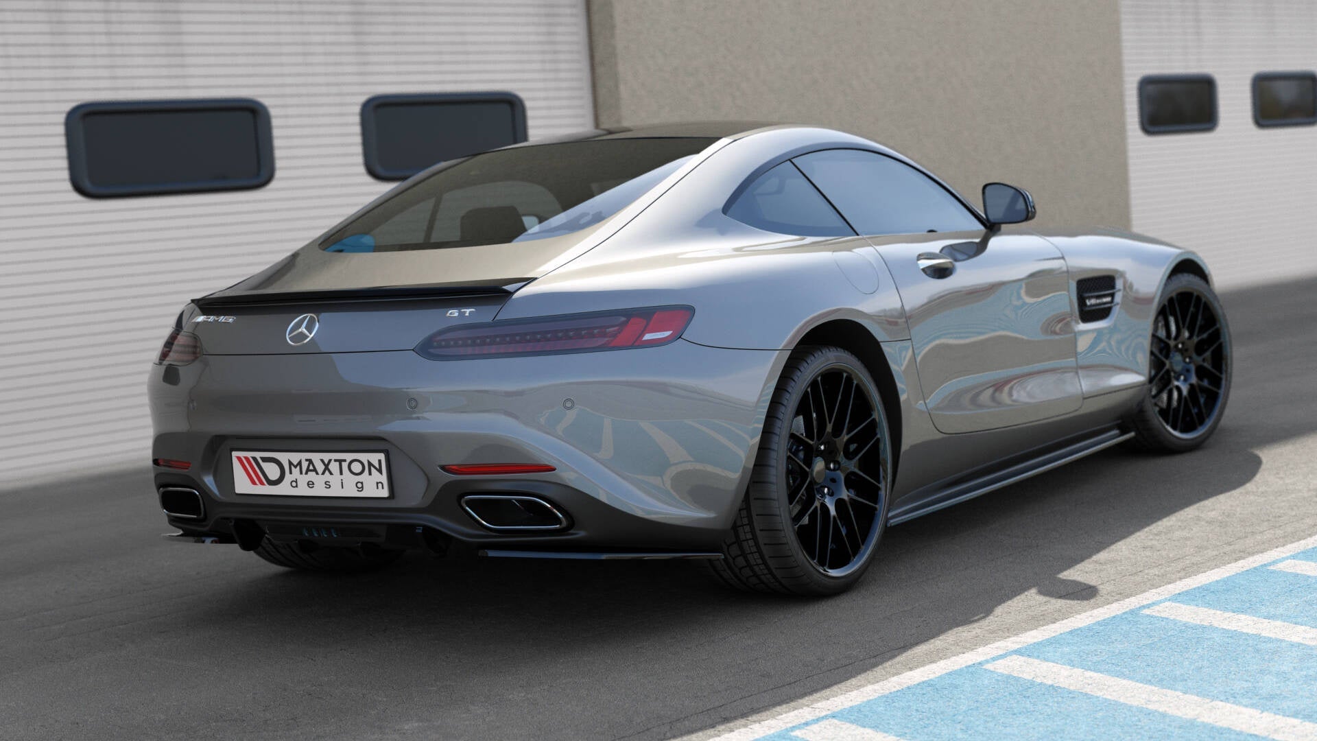 Maxton Design Splitters laterales traseros para Mercedes-AMG GT / GT S C190 Facelift - imagen 3