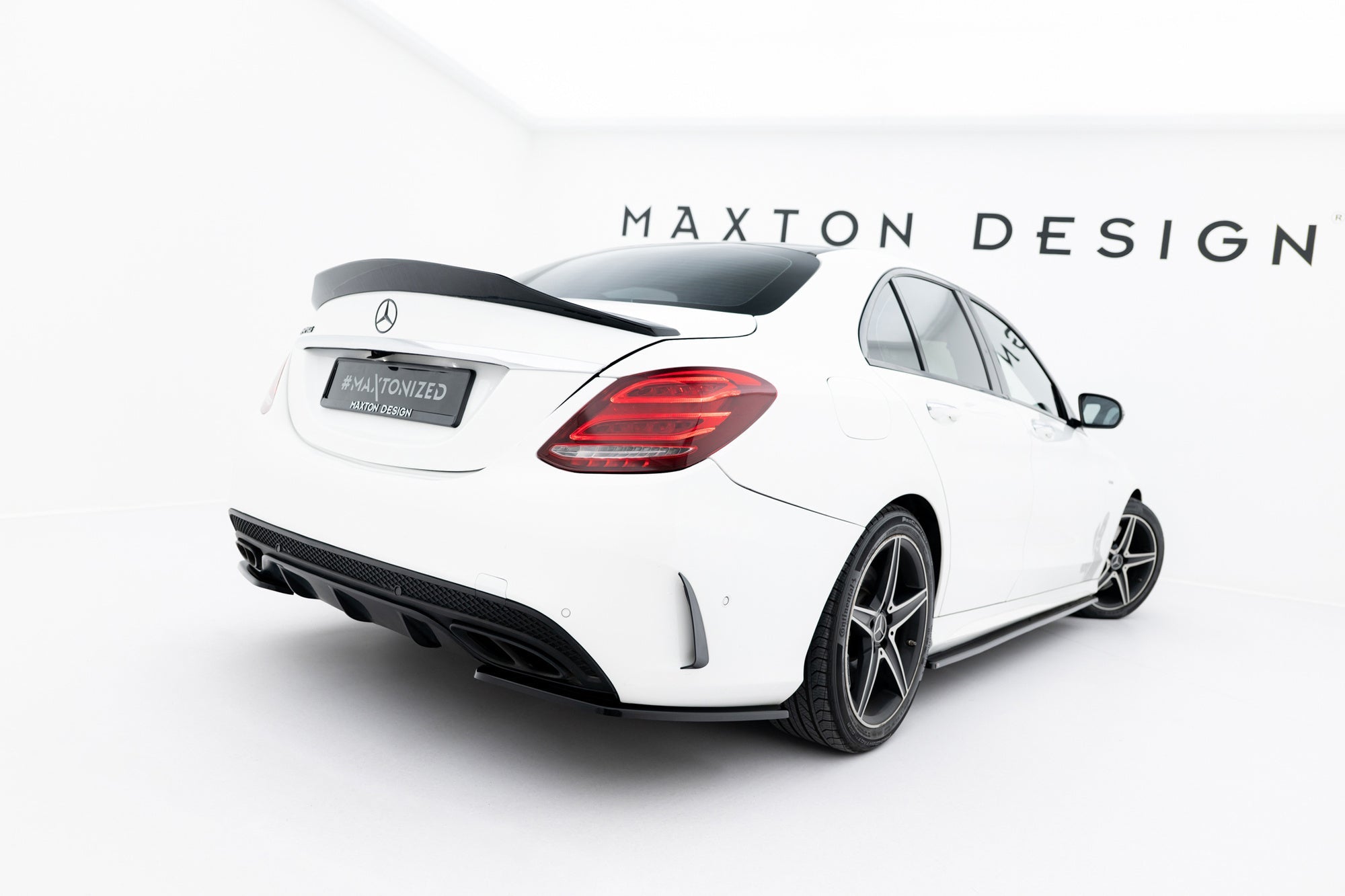 Maxton Design Splitters laterales traseros para Mercedes-Benz C AMG-Line / C43 AMG Sedan W205 - imagen 1