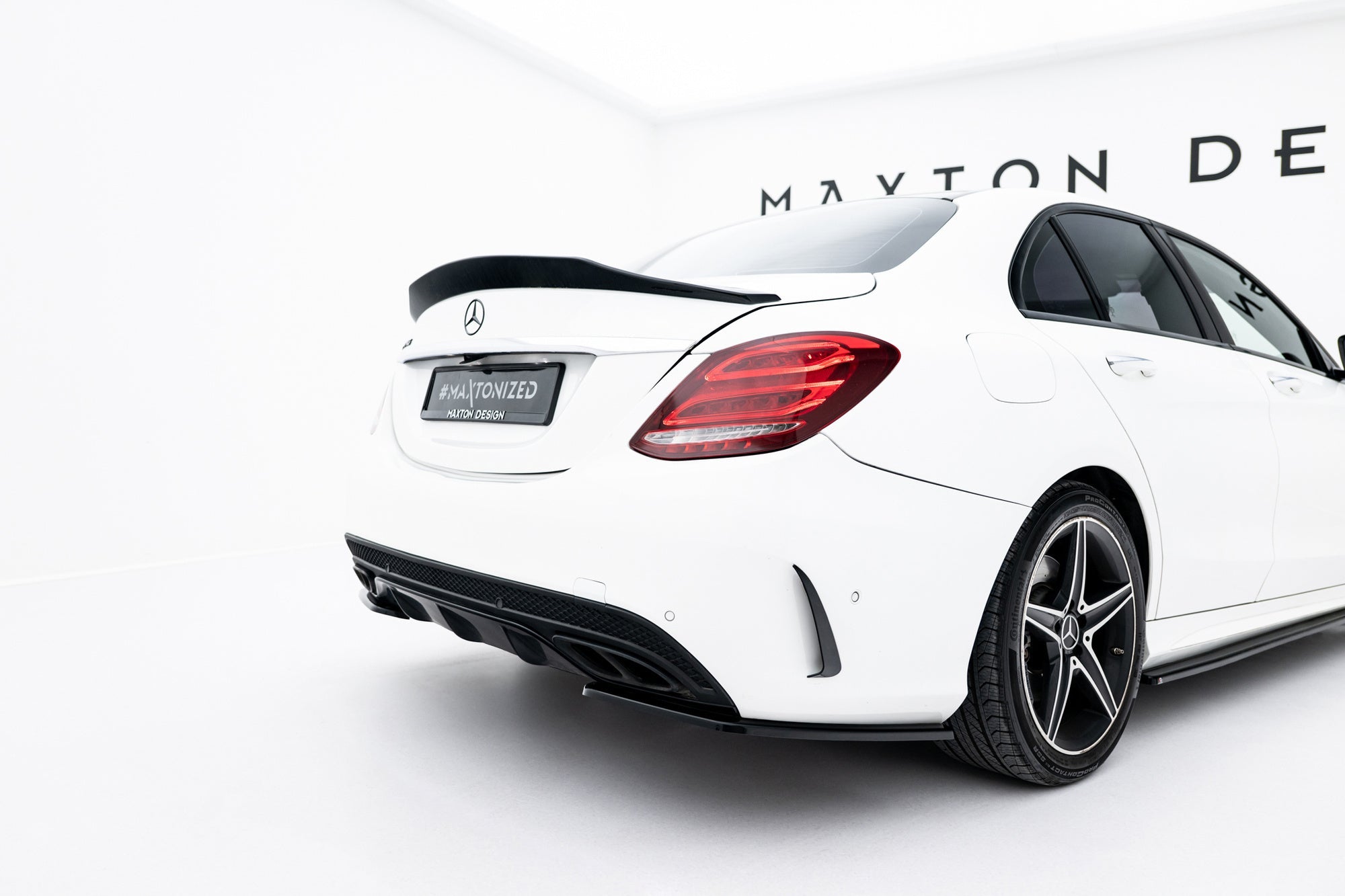 Maxton Design Splitters laterales traseros para Mercedes-Benz C AMG-Line / C43 AMG Sedan W205 - imagen 2