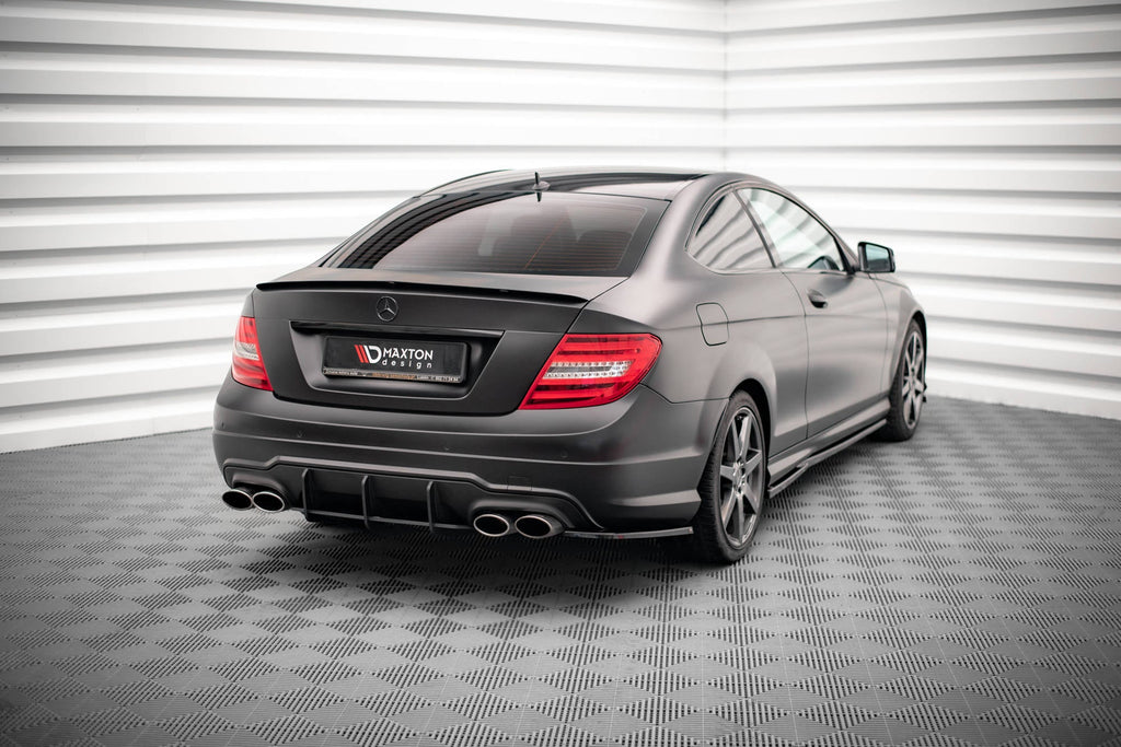 Maxton Design Splitters laterales traseros para Mercedes-Benz C Coupe / Sedan / Estate AMG-Line C204 / W204 Facelift / S204 Facelift - imagen 2