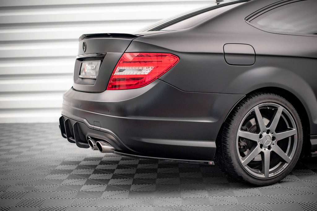 Maxton Design Splitters laterales traseros para Mercedes-Benz C Coupe / Sedan / Estate AMG-Line C204 / W204 Facelift / S204 Facelift - imagen 1