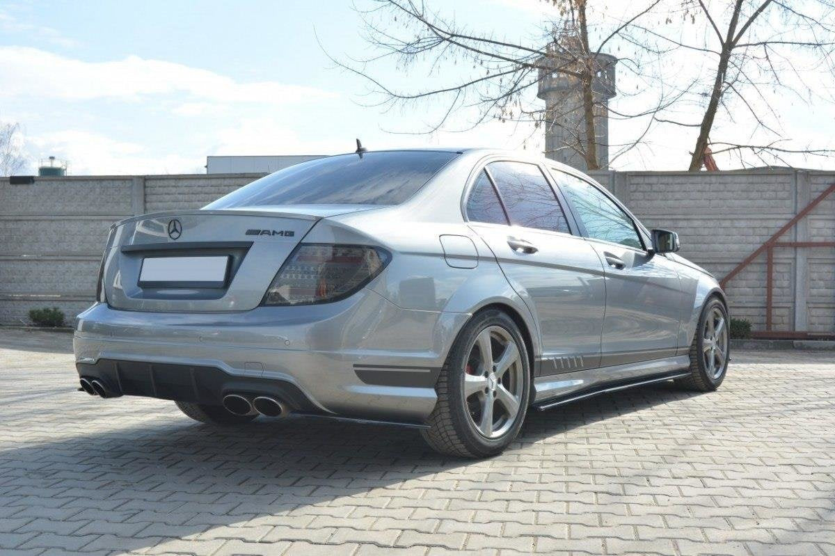 Maxton Design Splitters laterales traseros para Mercedes-Benz C Sedan / Estate AMG-Line W204 / S204 - imagen 3