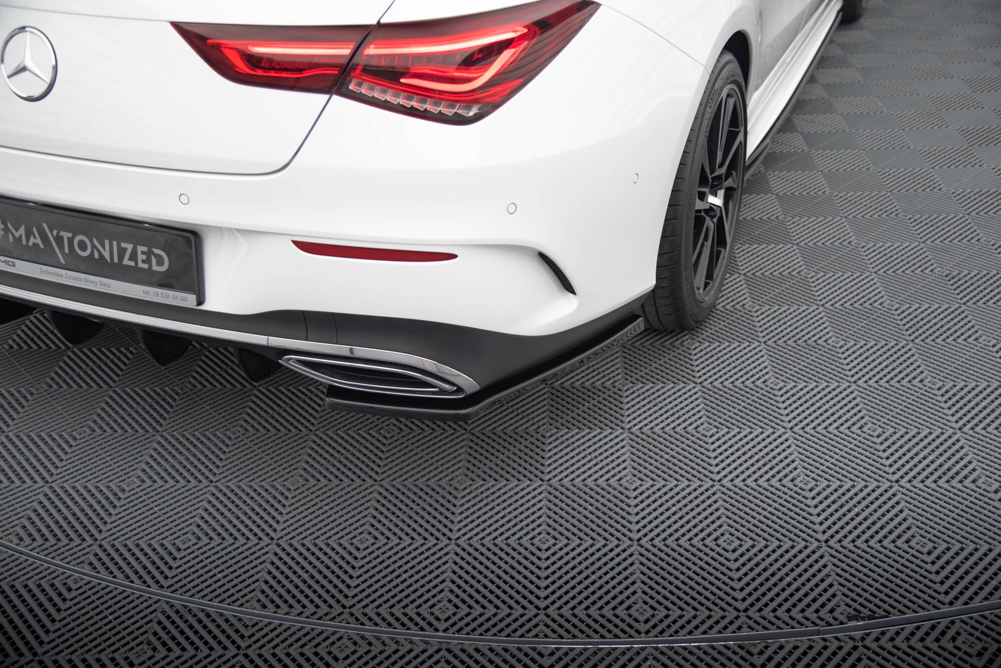 Maxton Design Splitters laterales traseros para Mercedes-Benz CLA AMG-Line X118 - imagen 1