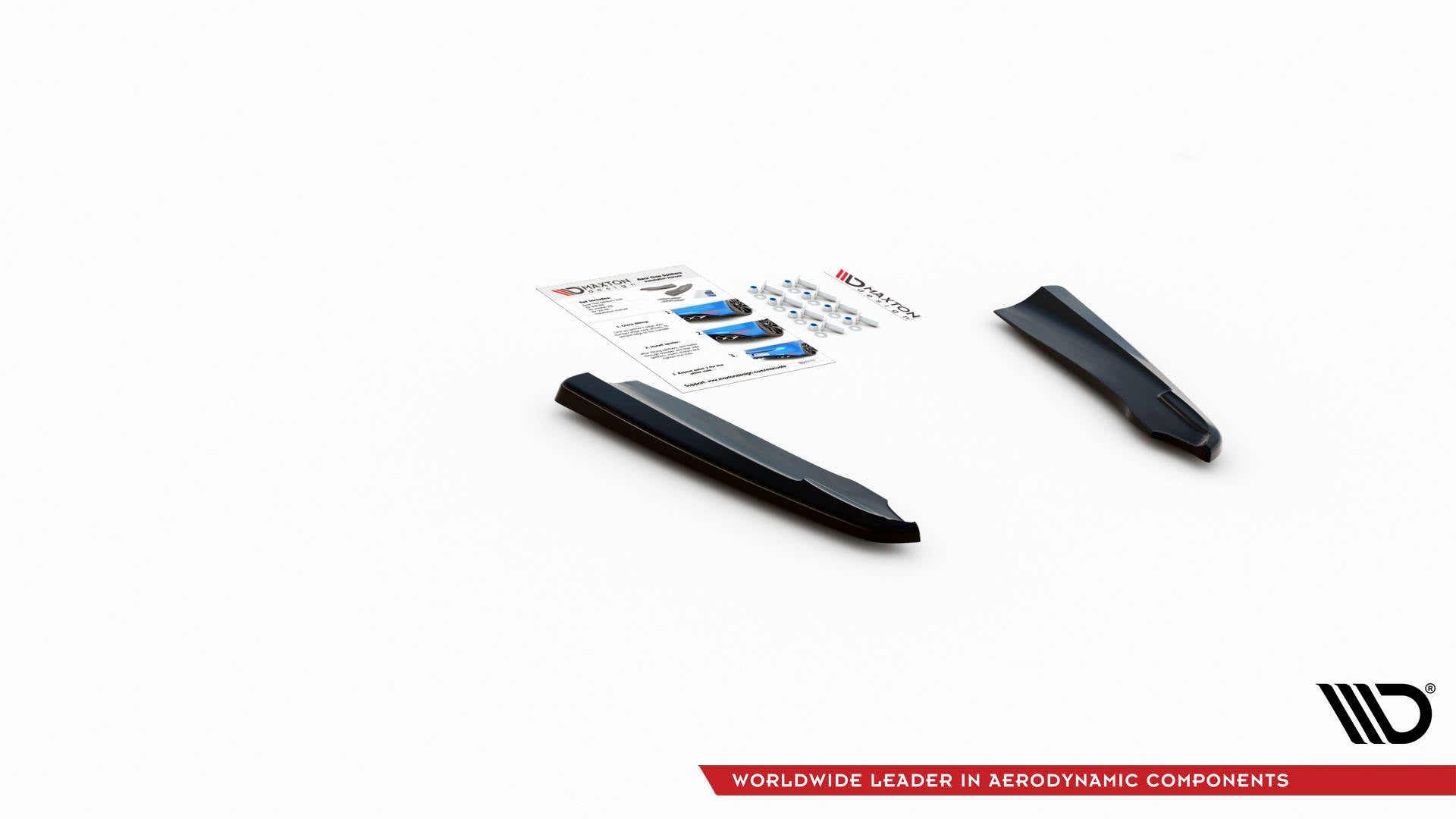 Maxton Design Splitters laterales traseros para Mercedes-Benz GLC Coupe AMG-Line C253 Facelift - imagen 3
