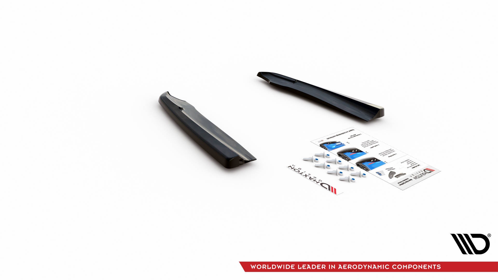 Maxton Design Splitters laterales traseros para Mercedes-Benz GLC Coupe AMG-Line C253 Facelift - imagen 4